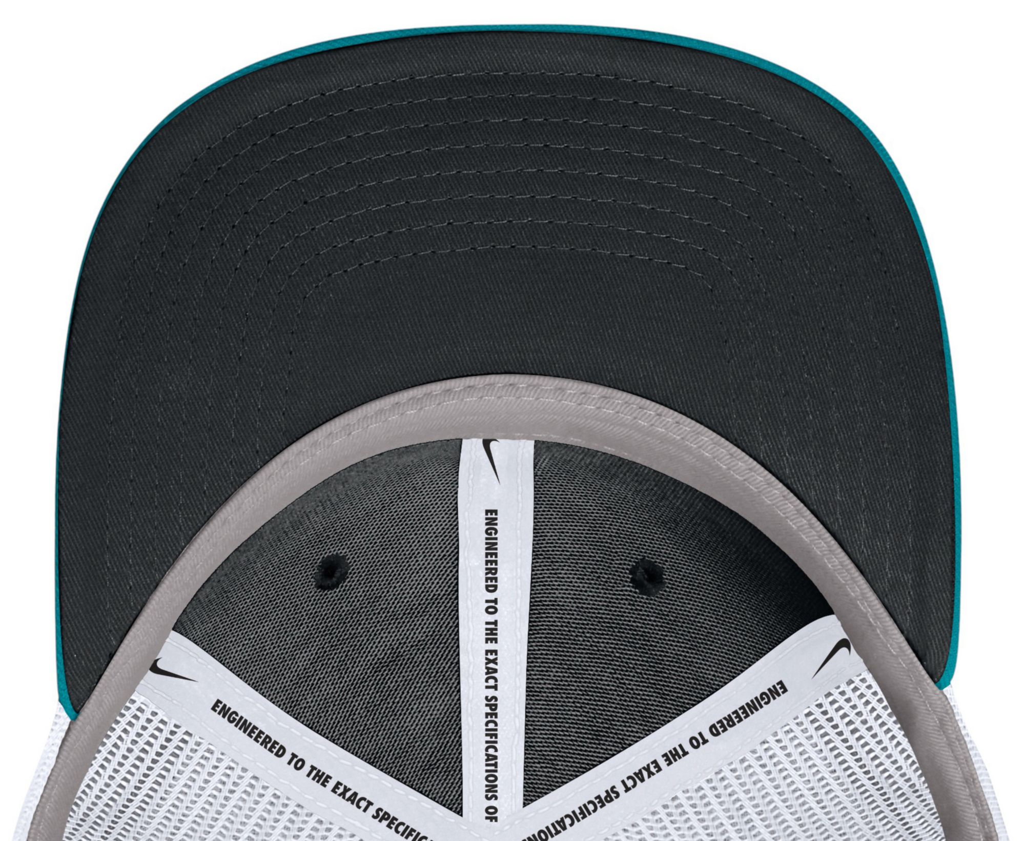 Nike Adult Miami Marlins Teal Rise Trucker Hat product image