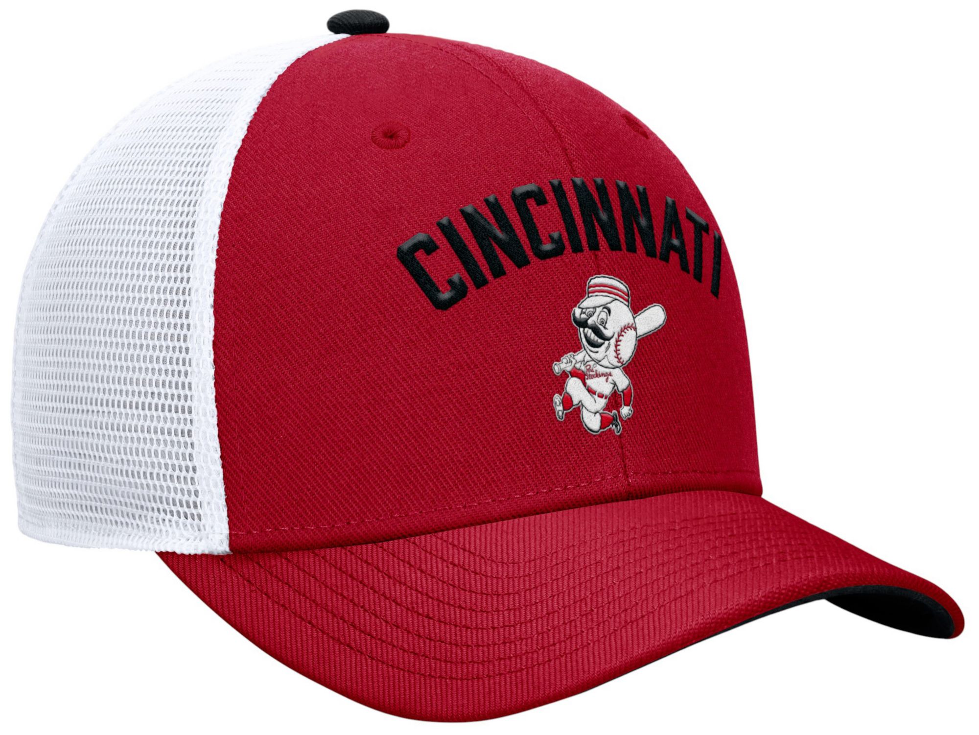 Nike Adult Cincinnati Reds Red Rise Trucker Hat product image