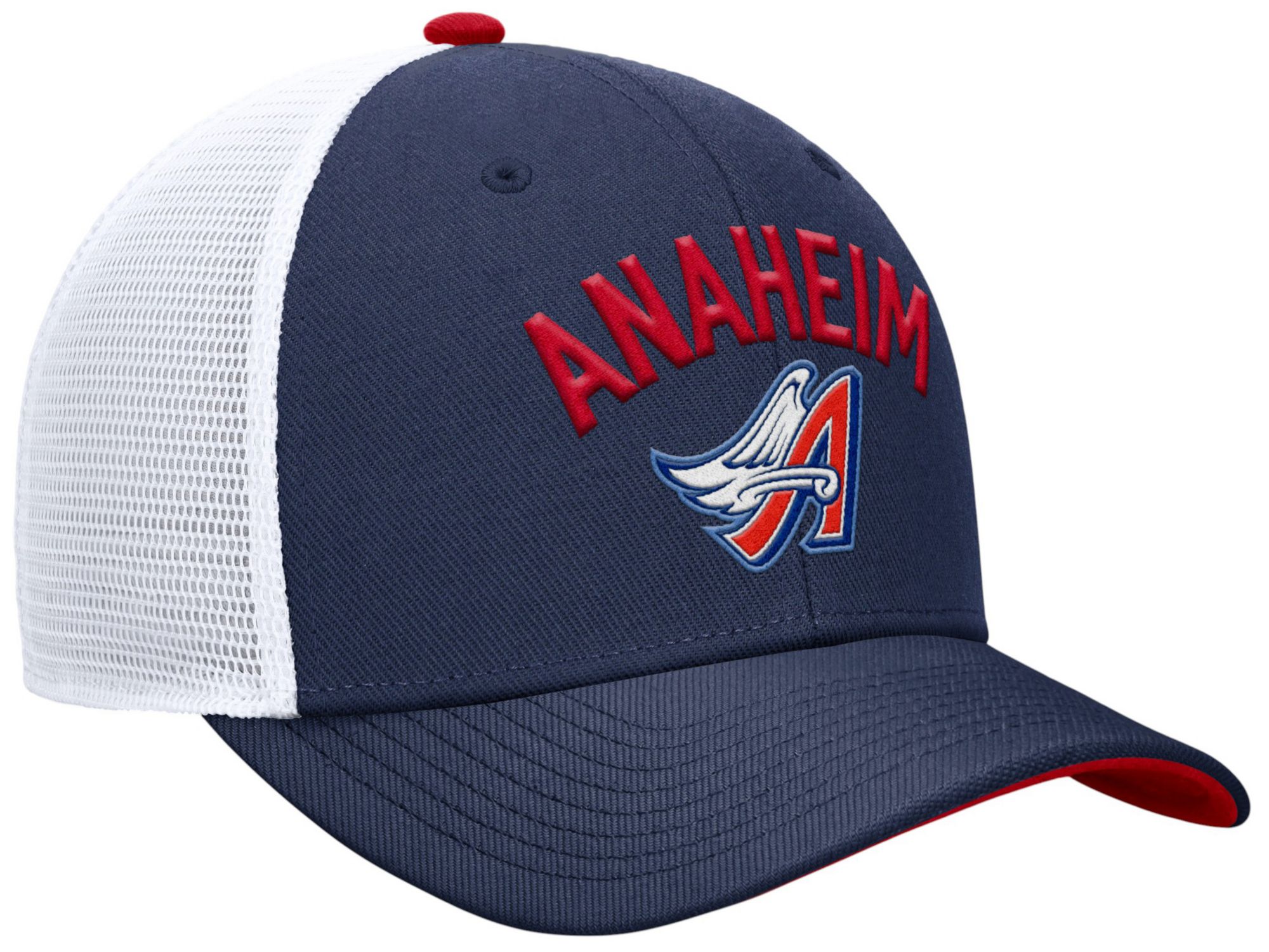 Nike Adult Los Angeles Angels Navy Rise Trucker Hat product image