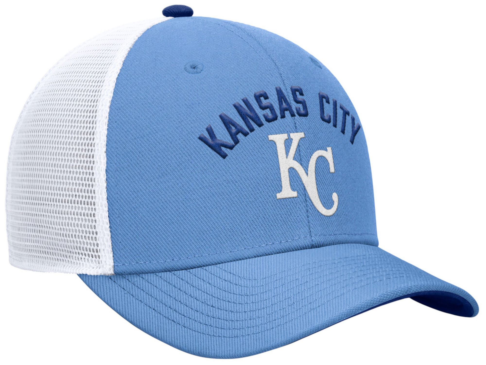 Nike Adult Kansas City Royals Light Blue Rise Trucker Hat product image