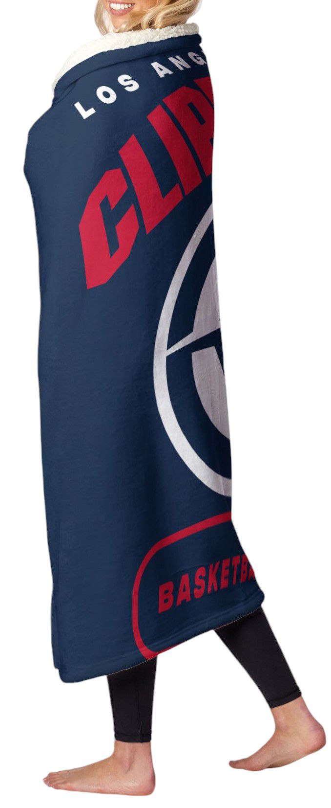 TheNorthwest Los Angeles Clippers Silk Touch Sherpa Blanket product image