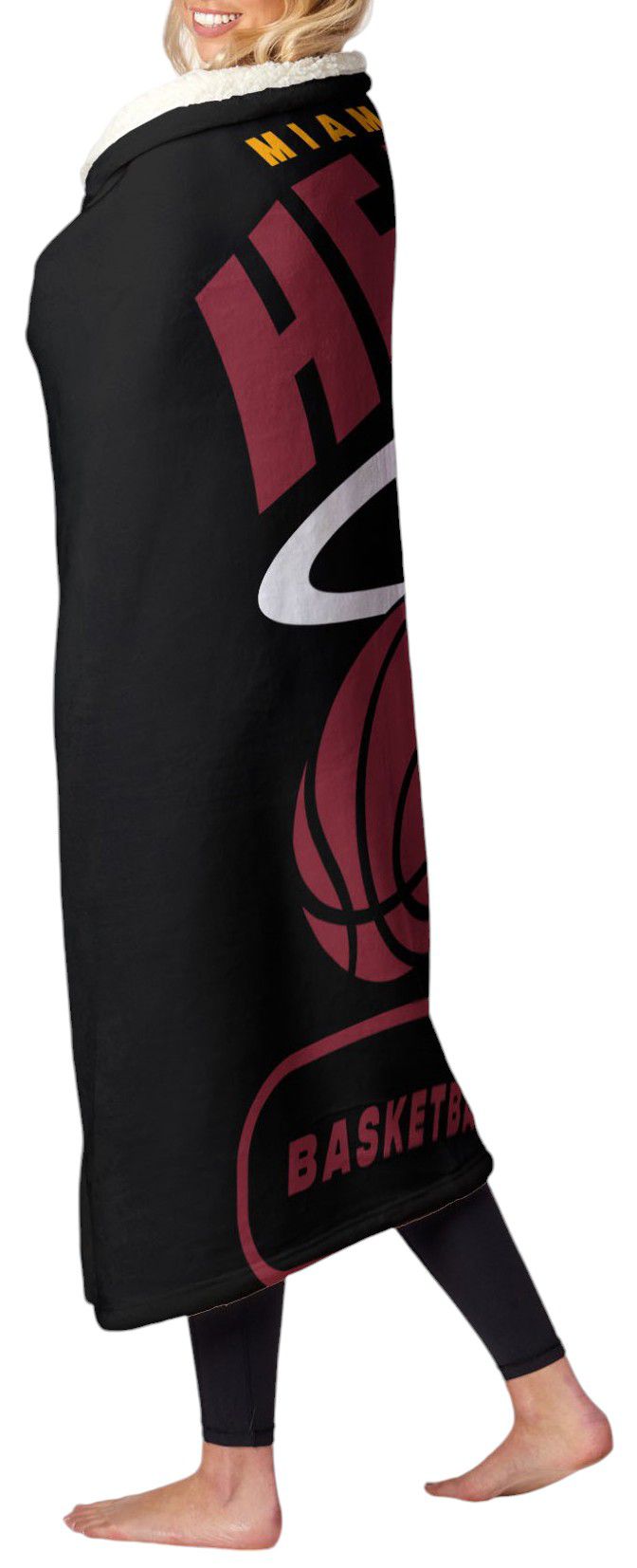 TheNorthwest Miami Heat Silk Touch Sherpa Blanket product image