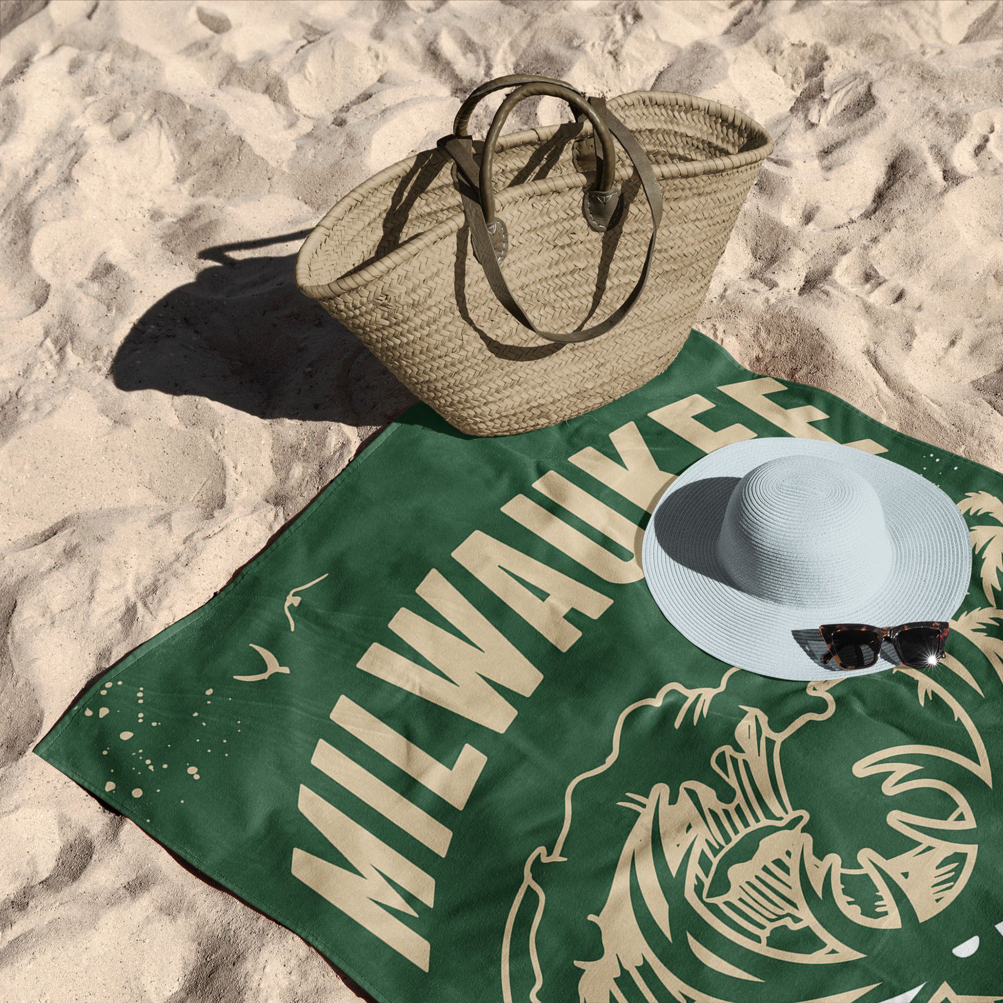TheNorthwest Milwaukee Bucks Beach Towel product image