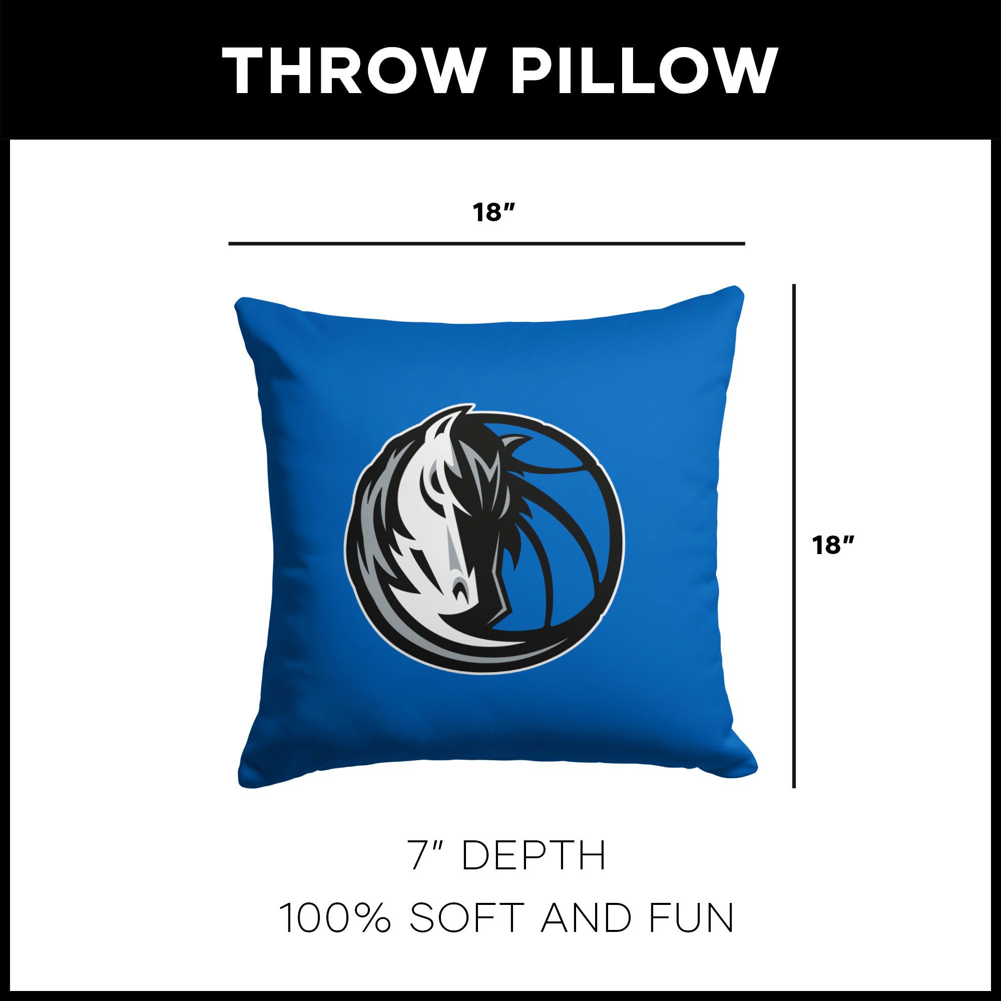 TheNorthwest Dallas Mavericks Throw Pillow product image