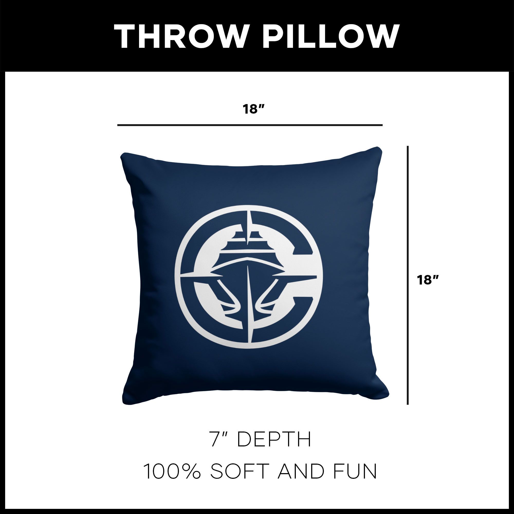 TheNorthwest Los Angeles Clippers Throw Pillow product image