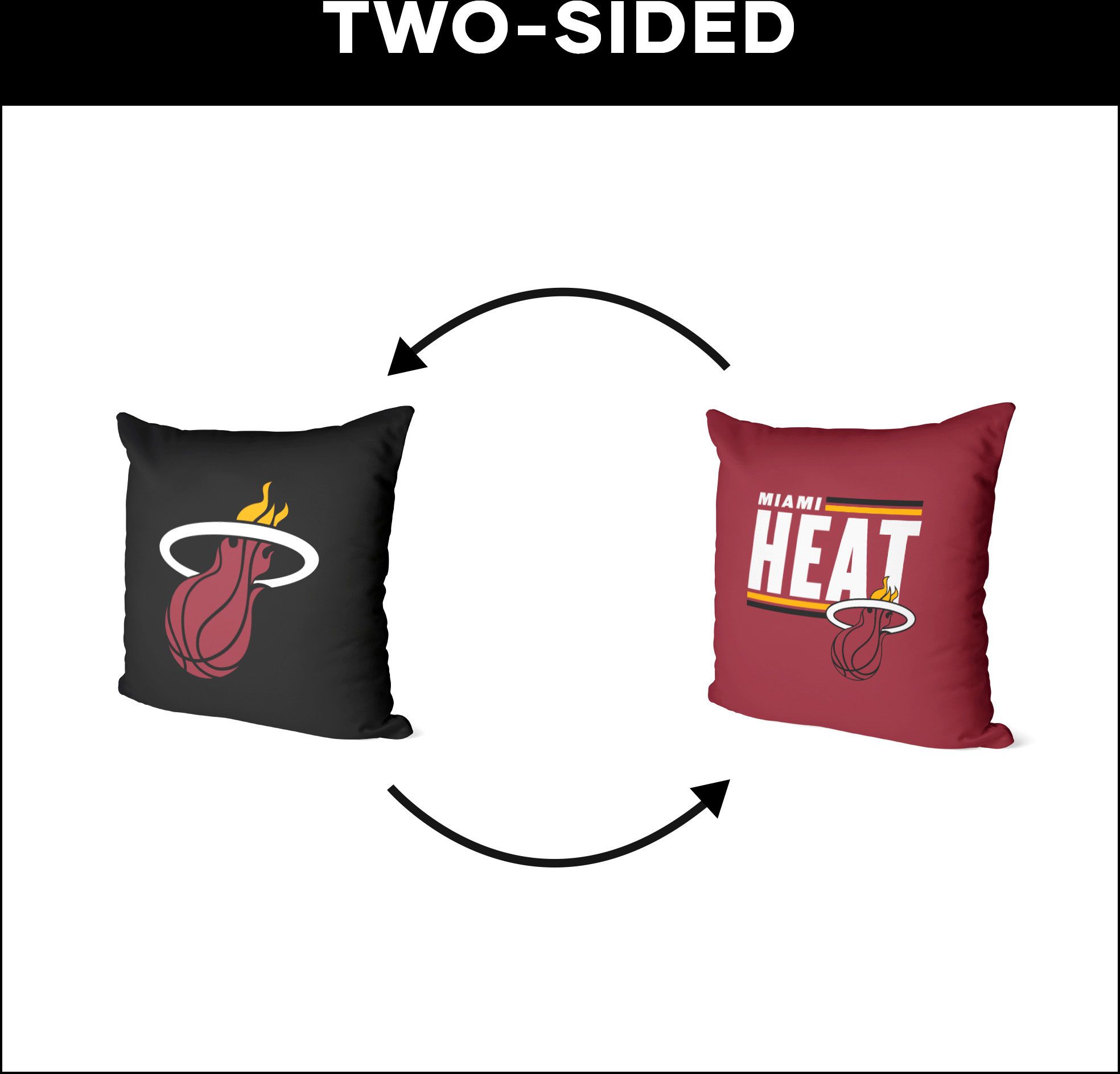 TheNorthwest Miami Heat Throw Pillow product image