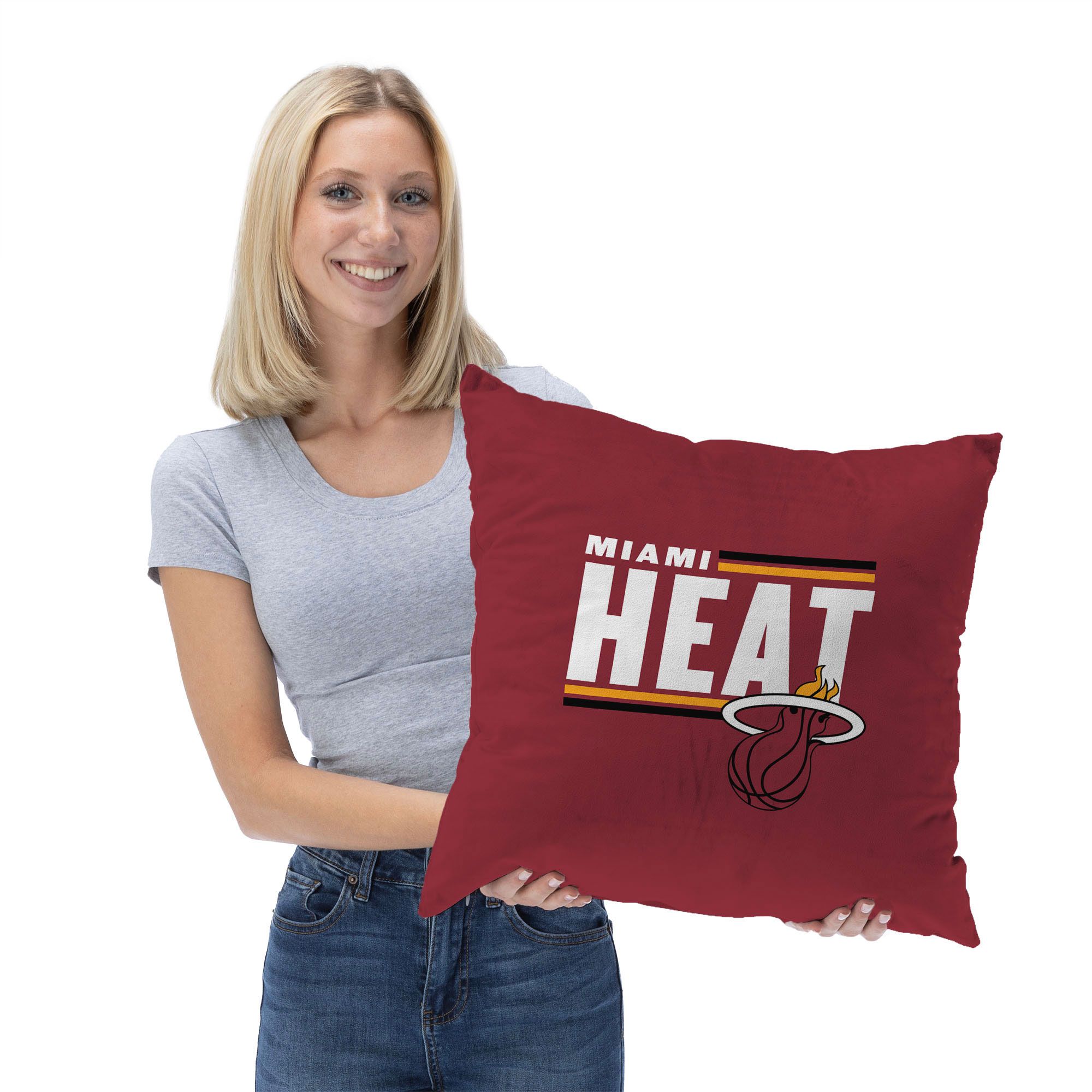 TheNorthwest Miami Heat Throw Pillow product image
