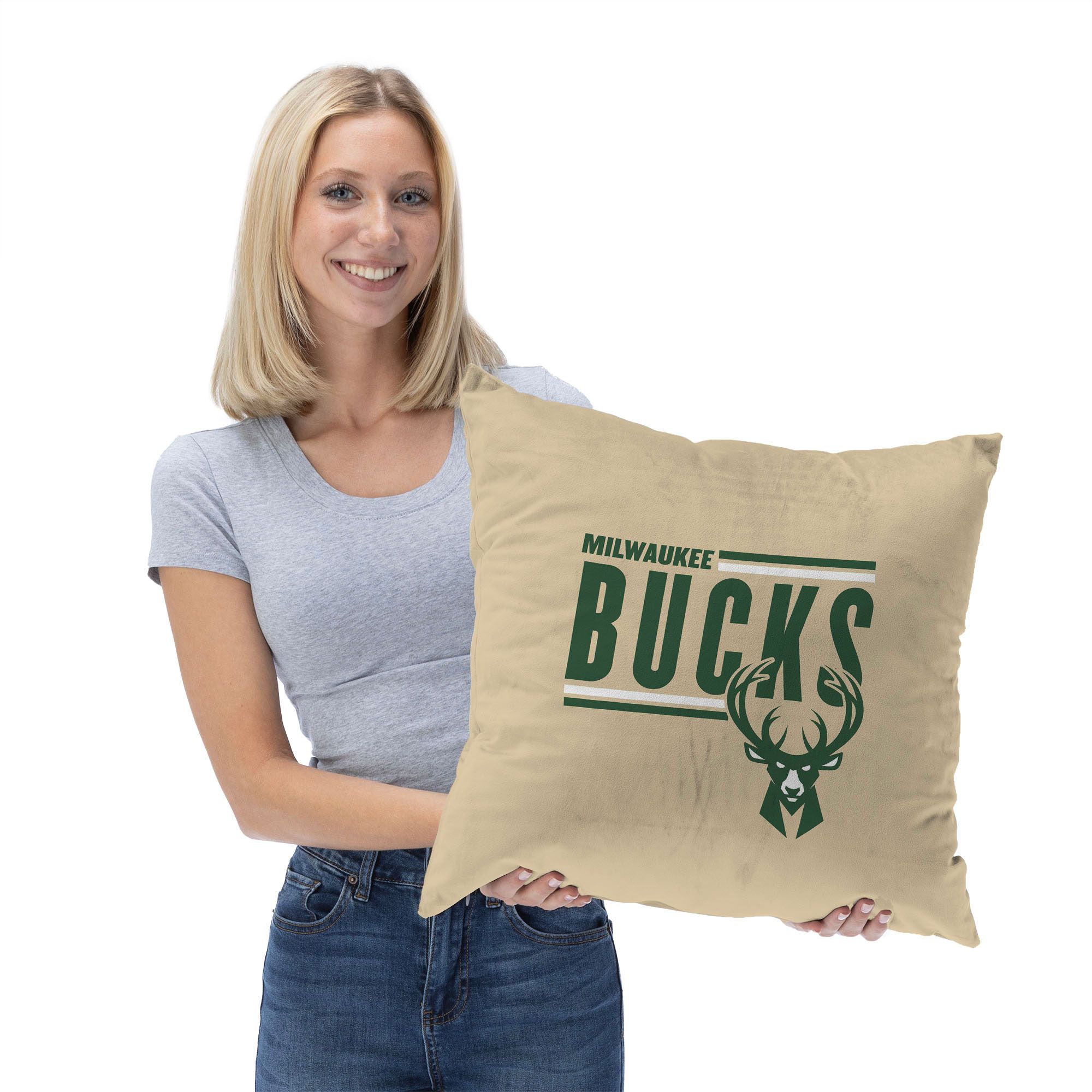 TheNorthwest Milwaukee Bucks Throw Pillow product image