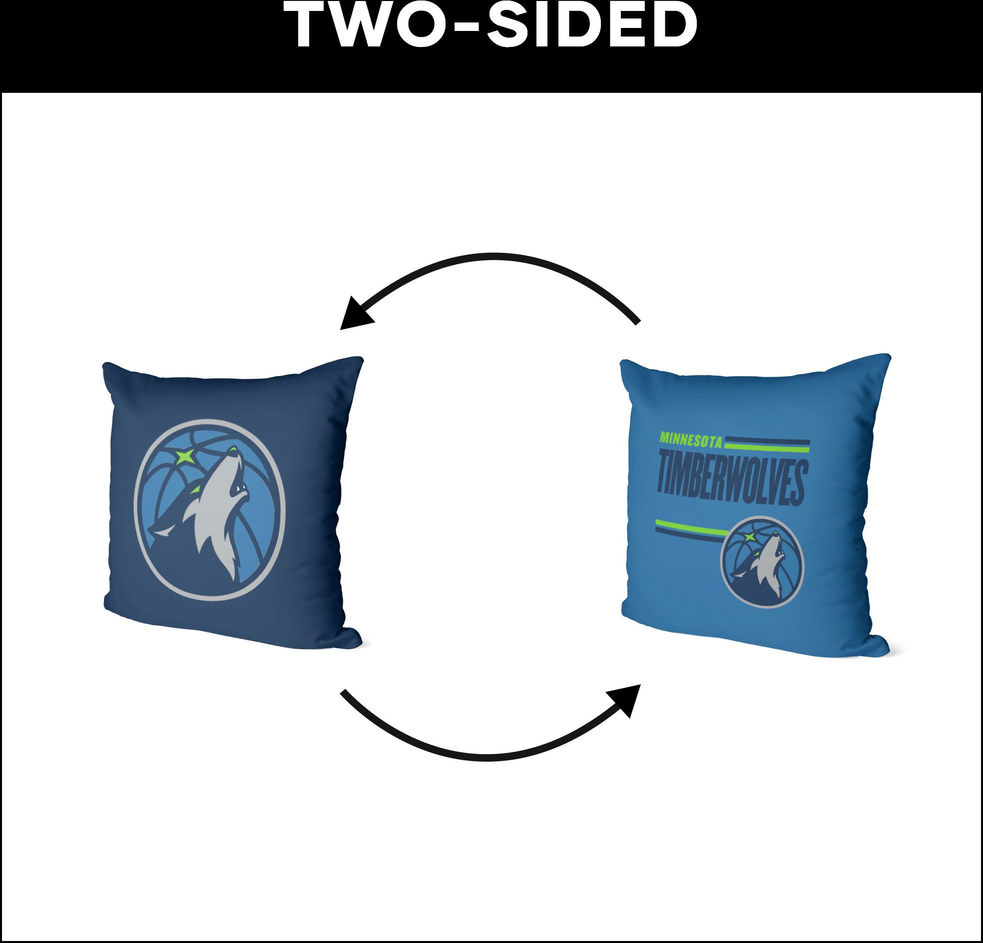 TheNorthwest Minnesota Timberwolves Throw Pillow product image
