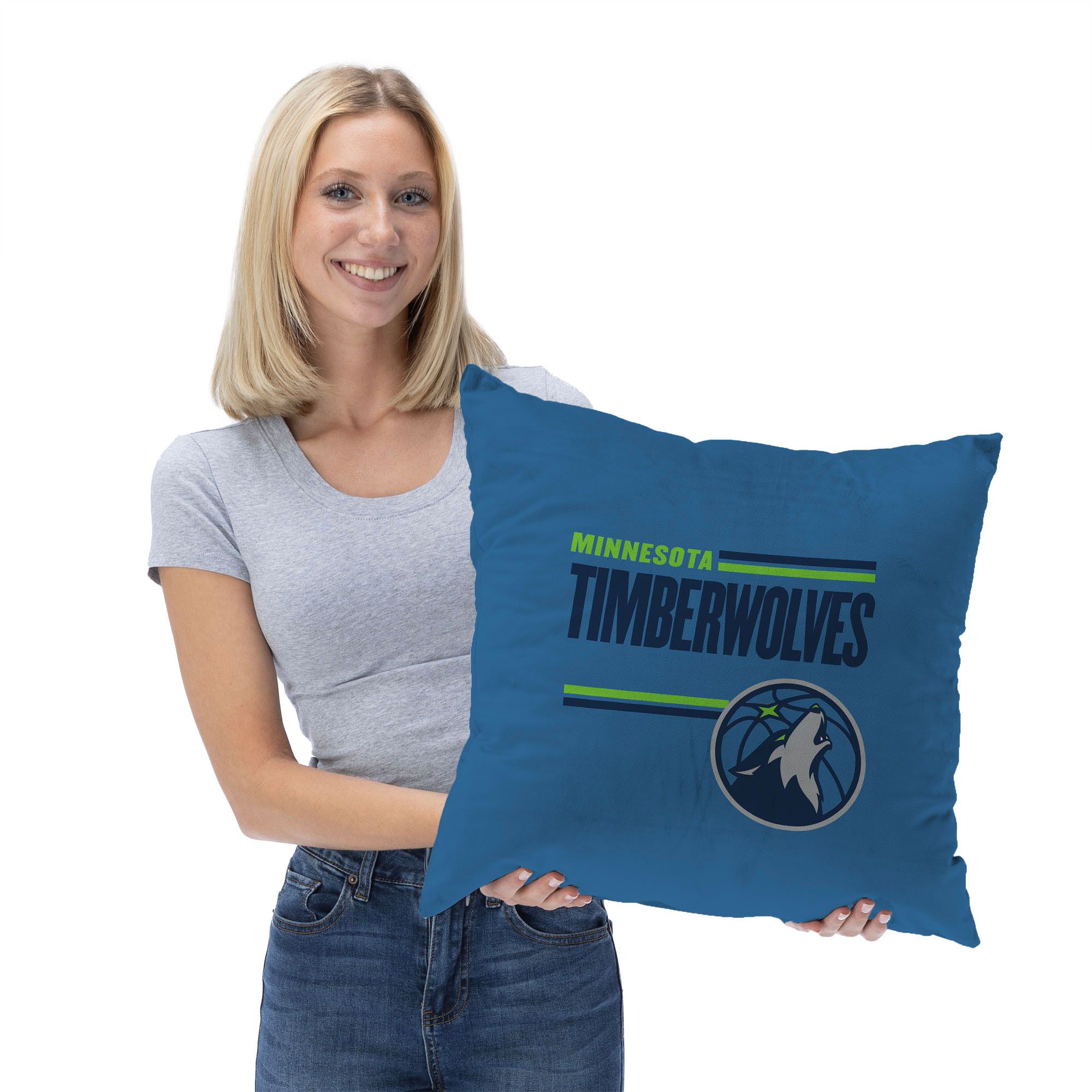TheNorthwest Minnesota Timberwolves Throw Pillow product image