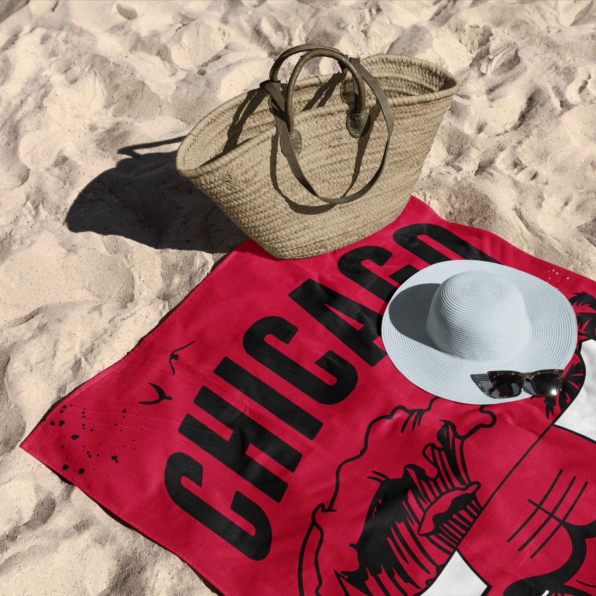 TheNorthwest Chicago Bulls Pocket Beach Towel product image