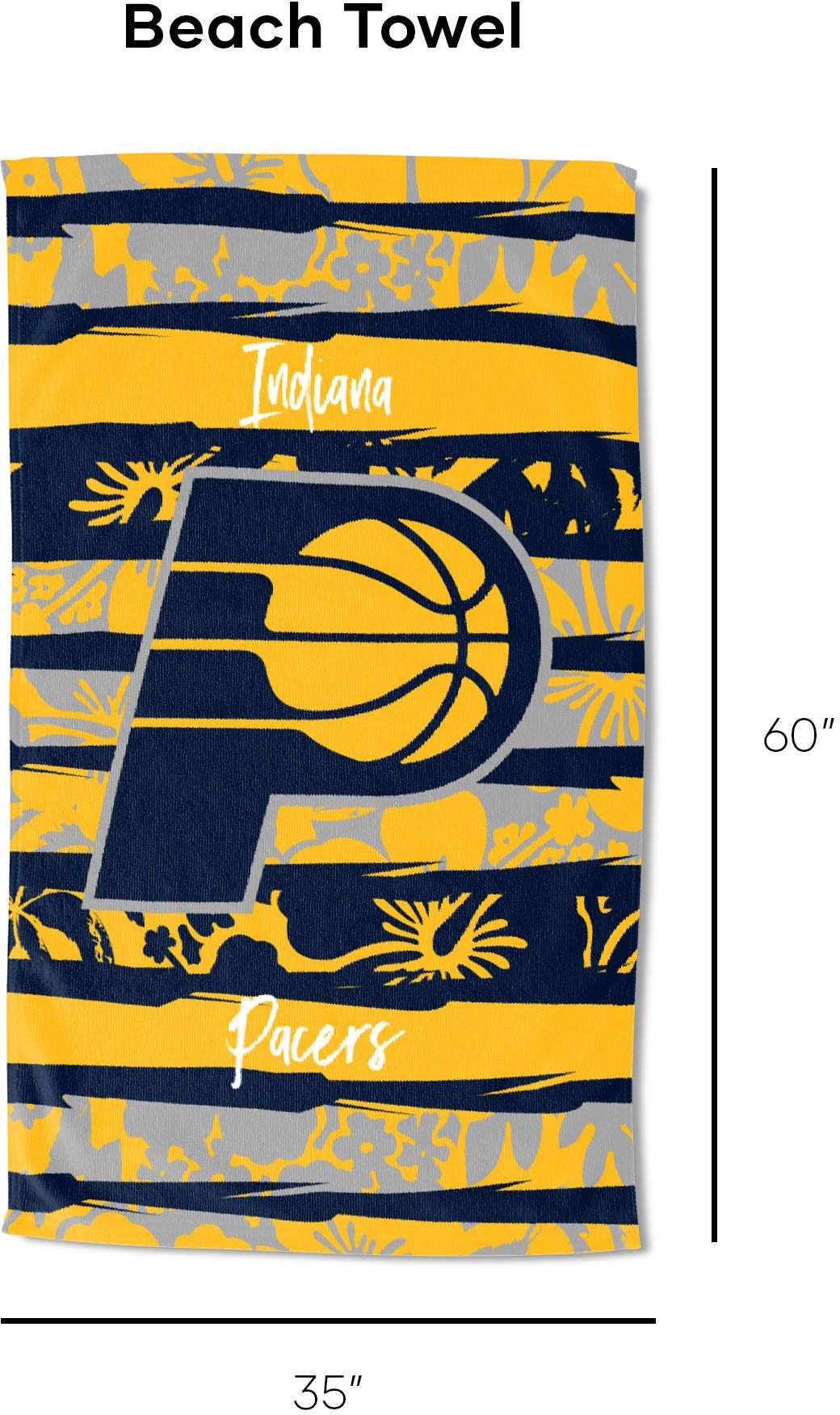 TheNorthwest Indiana Pacers Pocket Beach Towel product image