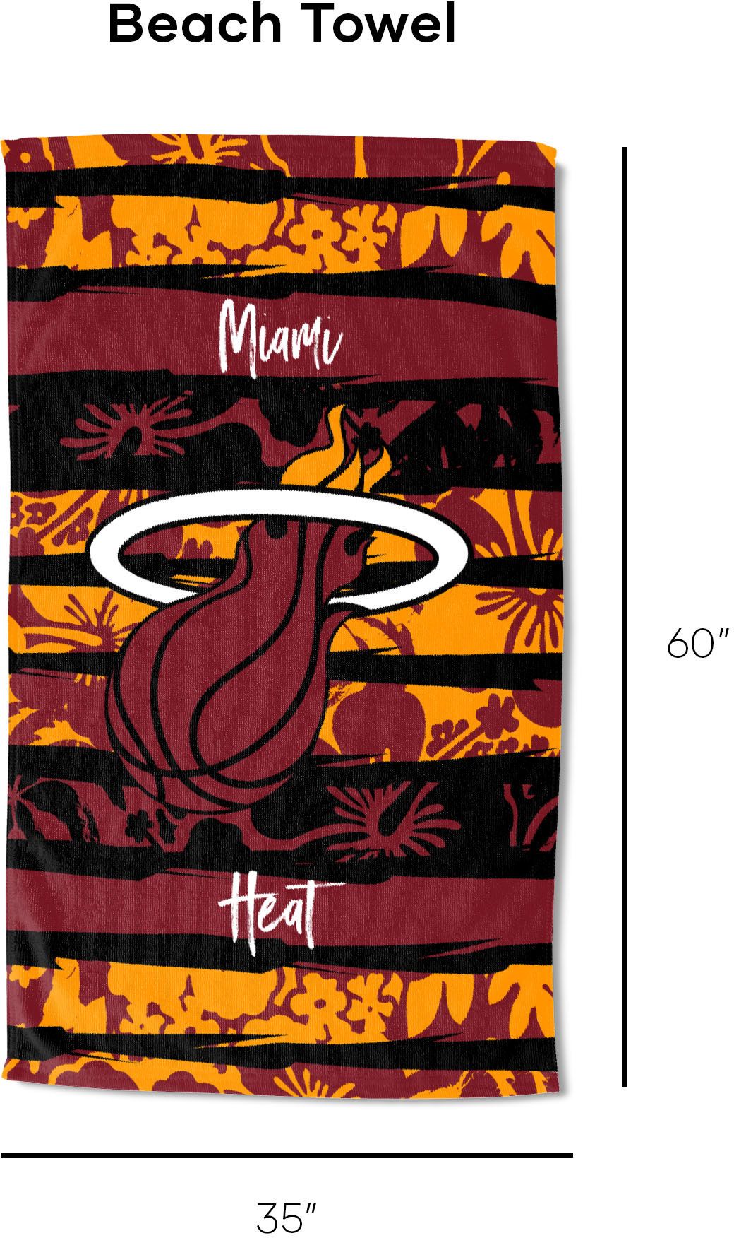 TheNorthwest Miami Heat Pocket Beach Towel product image