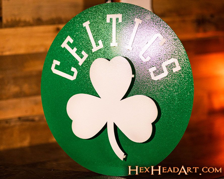 Hex Head Boston Celtics 22" Shamrock Sign product image