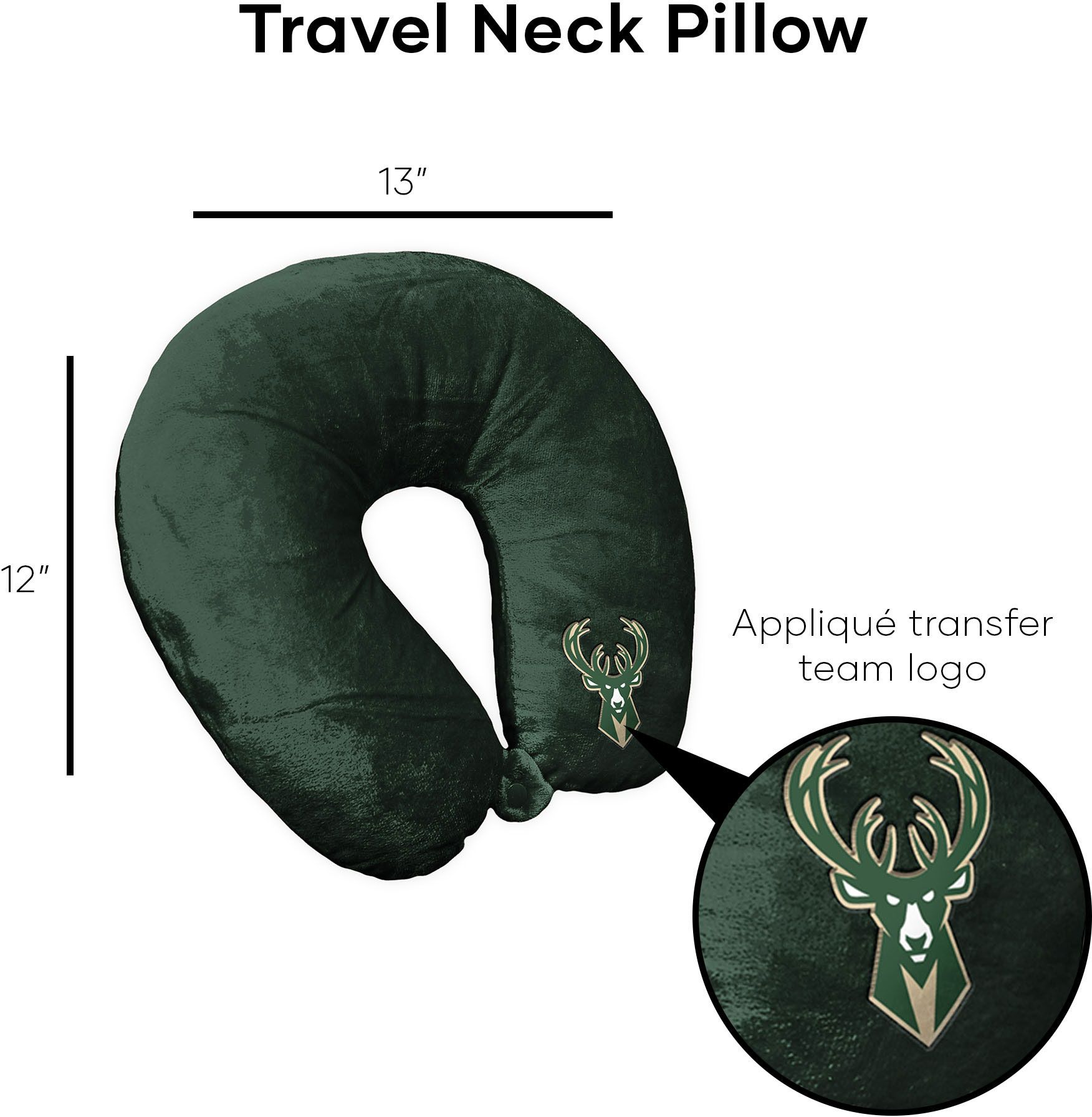 TheNorthwest Milwaukee Bucks Neck Pillow product image