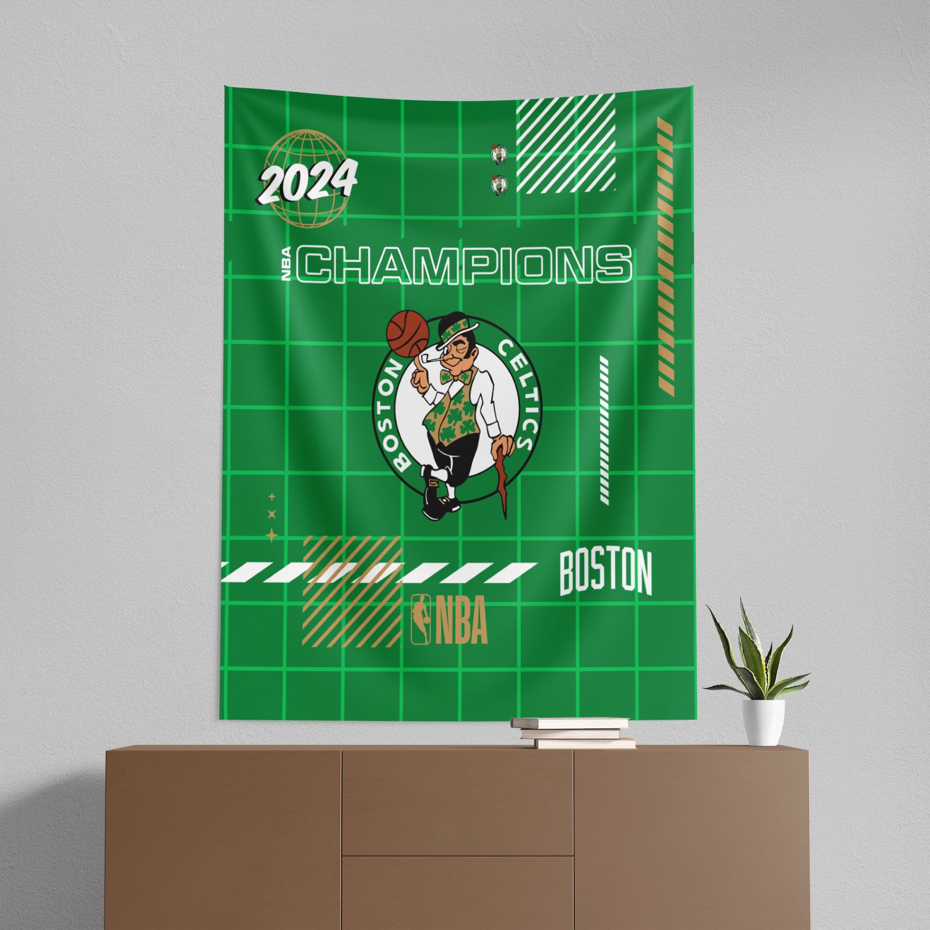 Northwest 2024 NBA Champions Boston Celtics Printed Wall Hanging product image