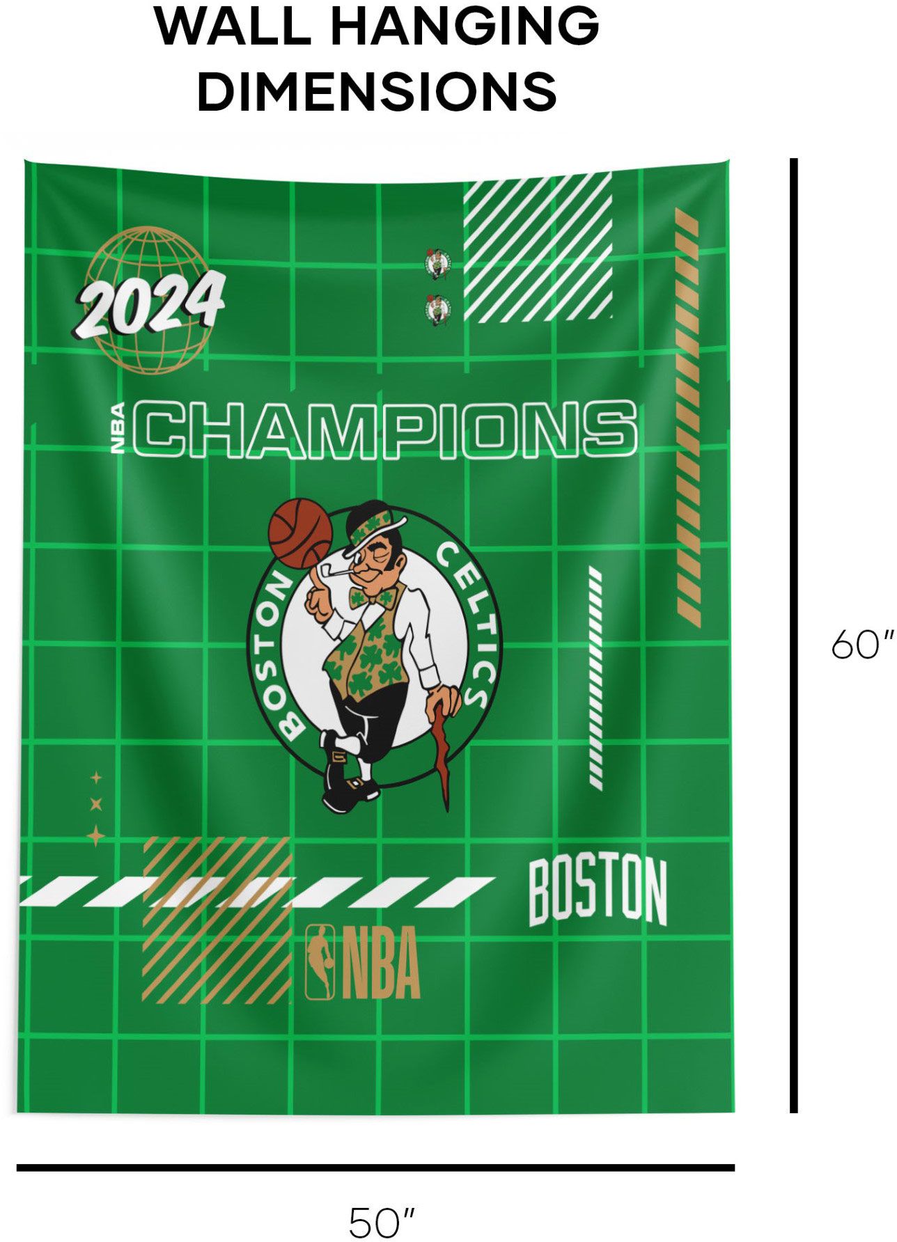 Northwest 2024 NBA Champions Boston Celtics Printed Wall Hanging product image