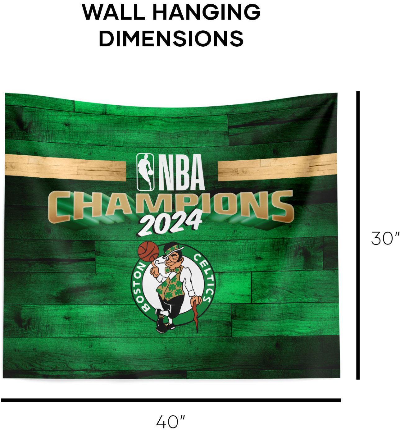 Northwest 2024 NBA Champions Boston Celtics Printed Wall Hanging product image