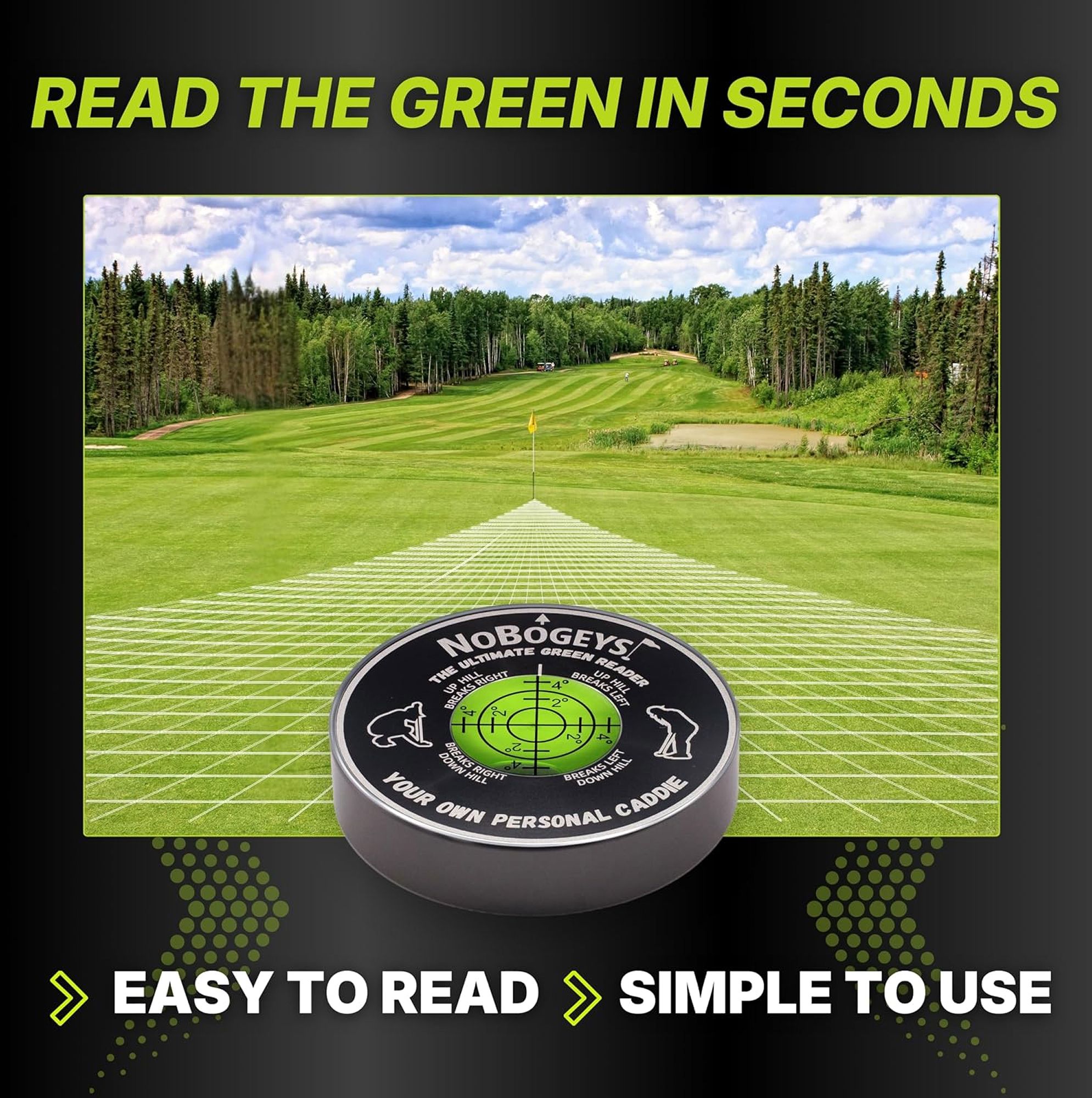 NoBogeys Golf Green Reader product image