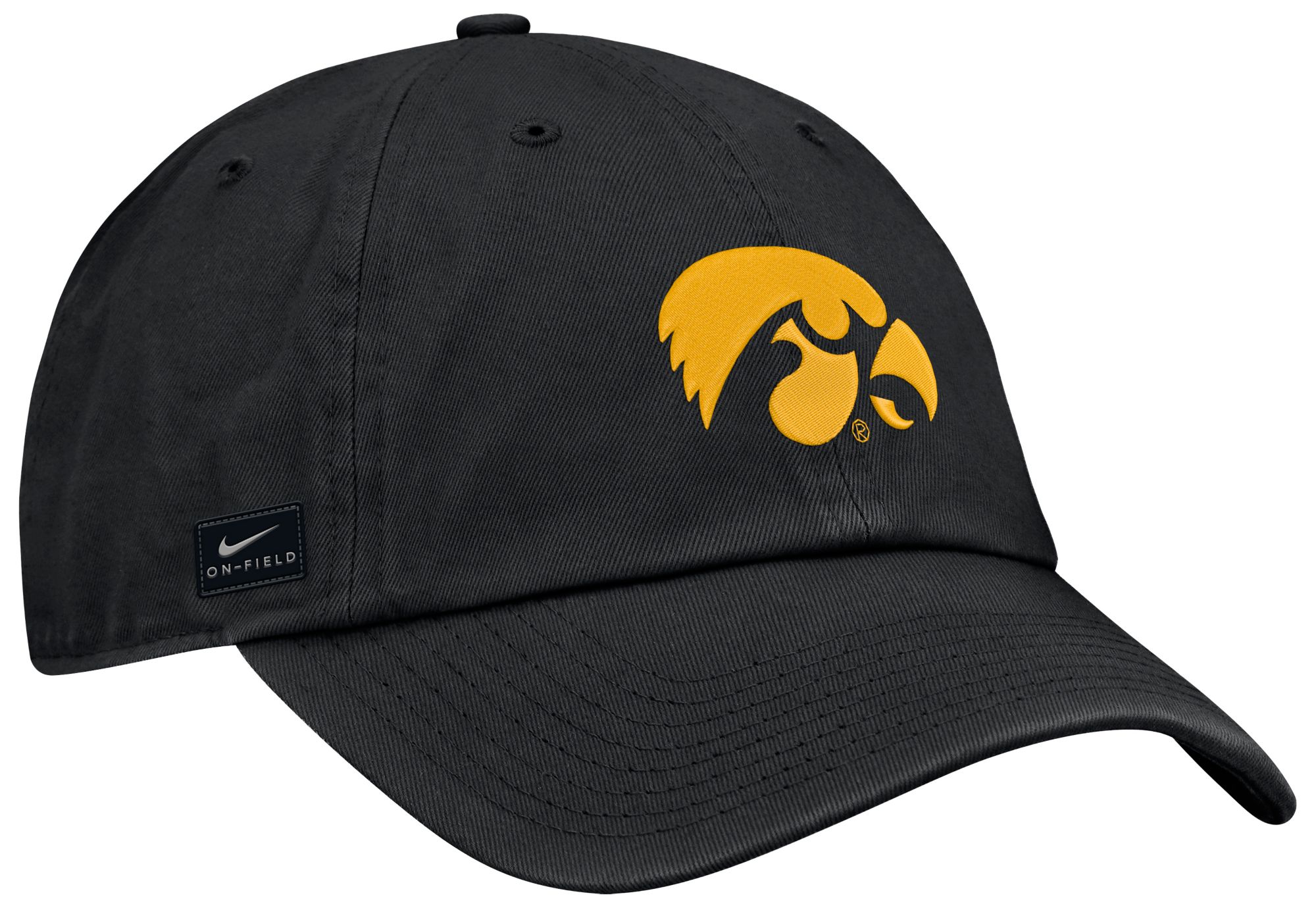 Nike Adult Iowa Hawkeyes Black Gameday Club Adjustable Cap product image