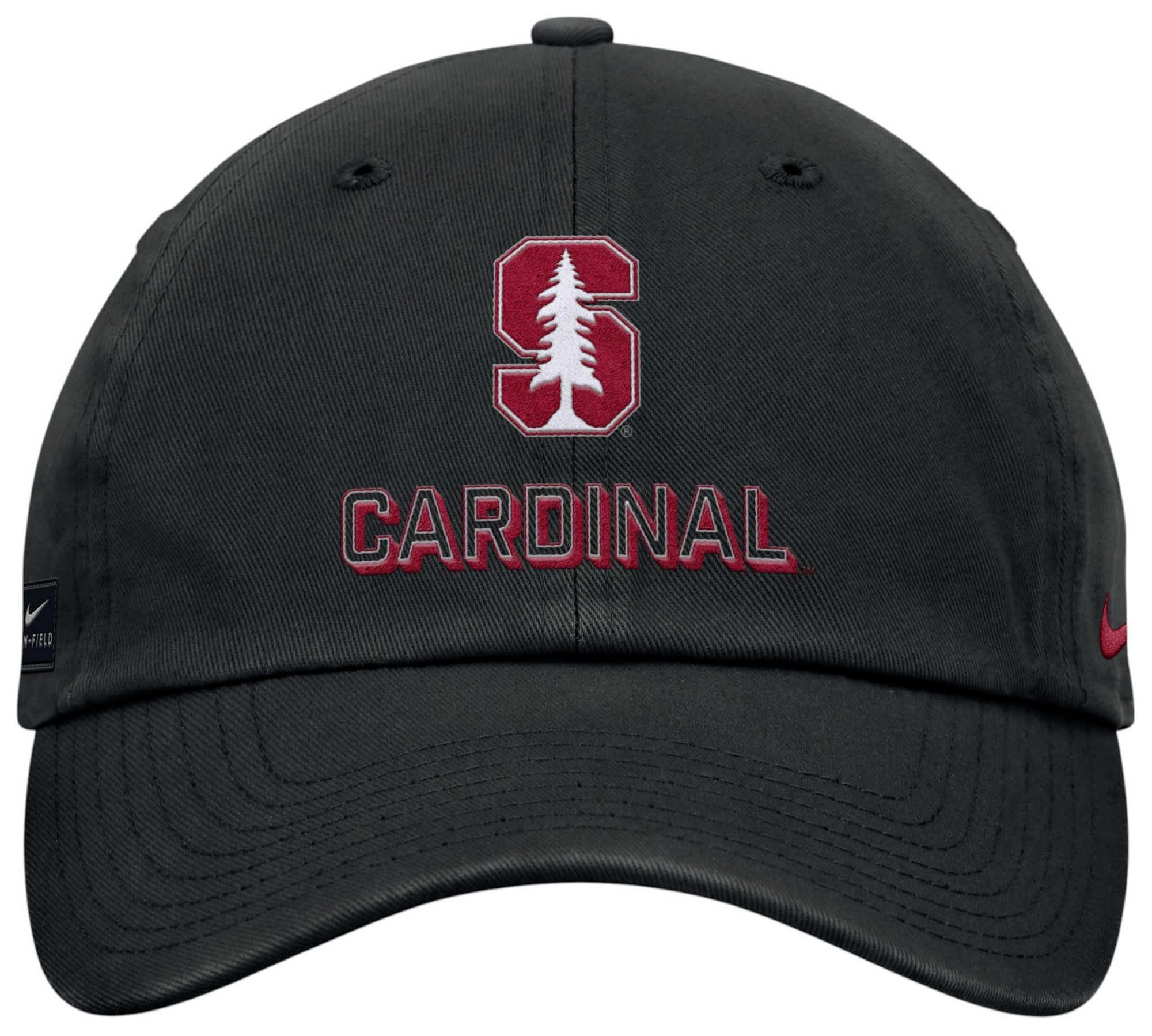 Nike Adult Stanford Cardinal Black Game Day Club Adjustable Hat product image