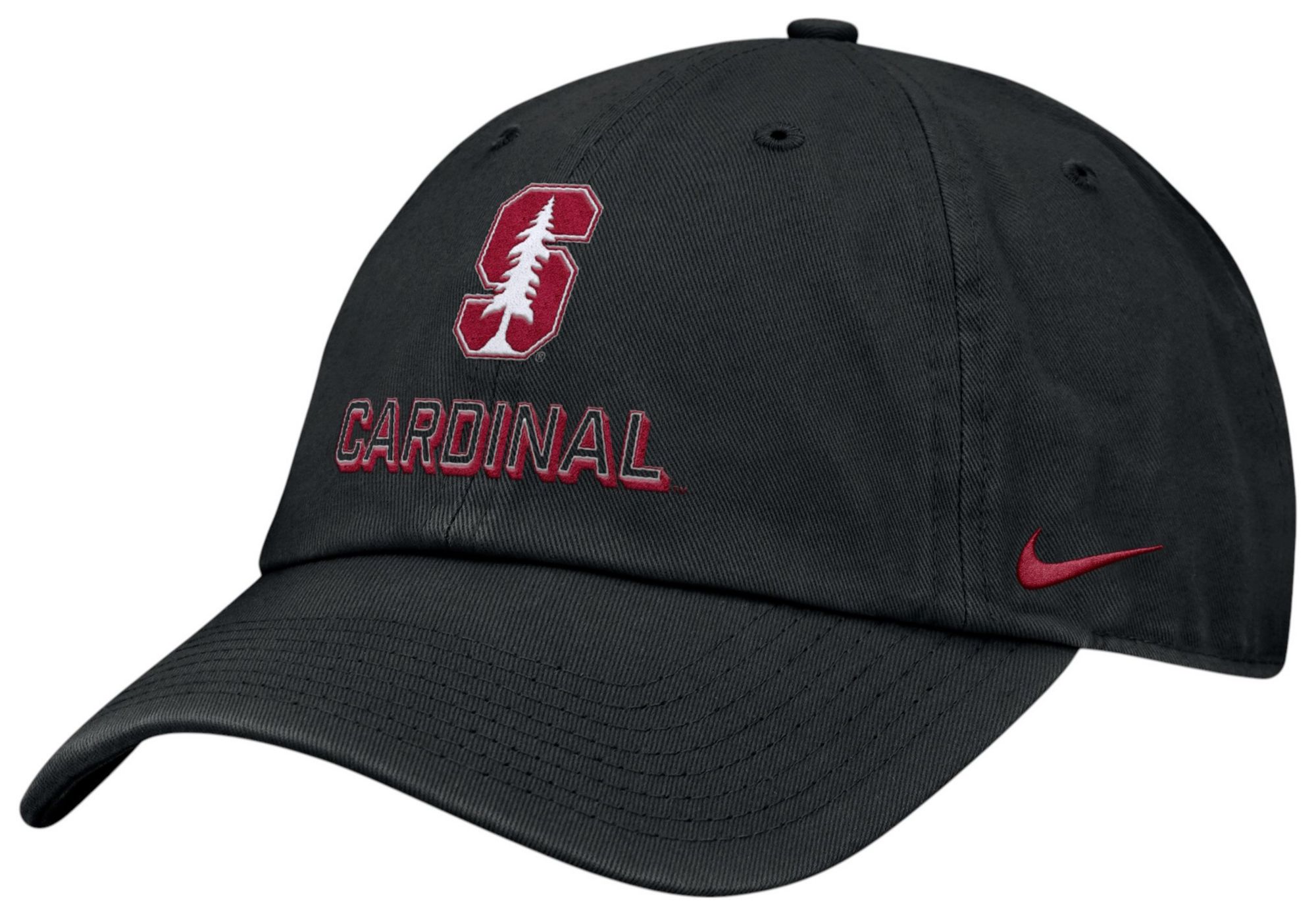 Nike Adult Stanford Cardinal Black Game Day Club Adjustable Hat product image