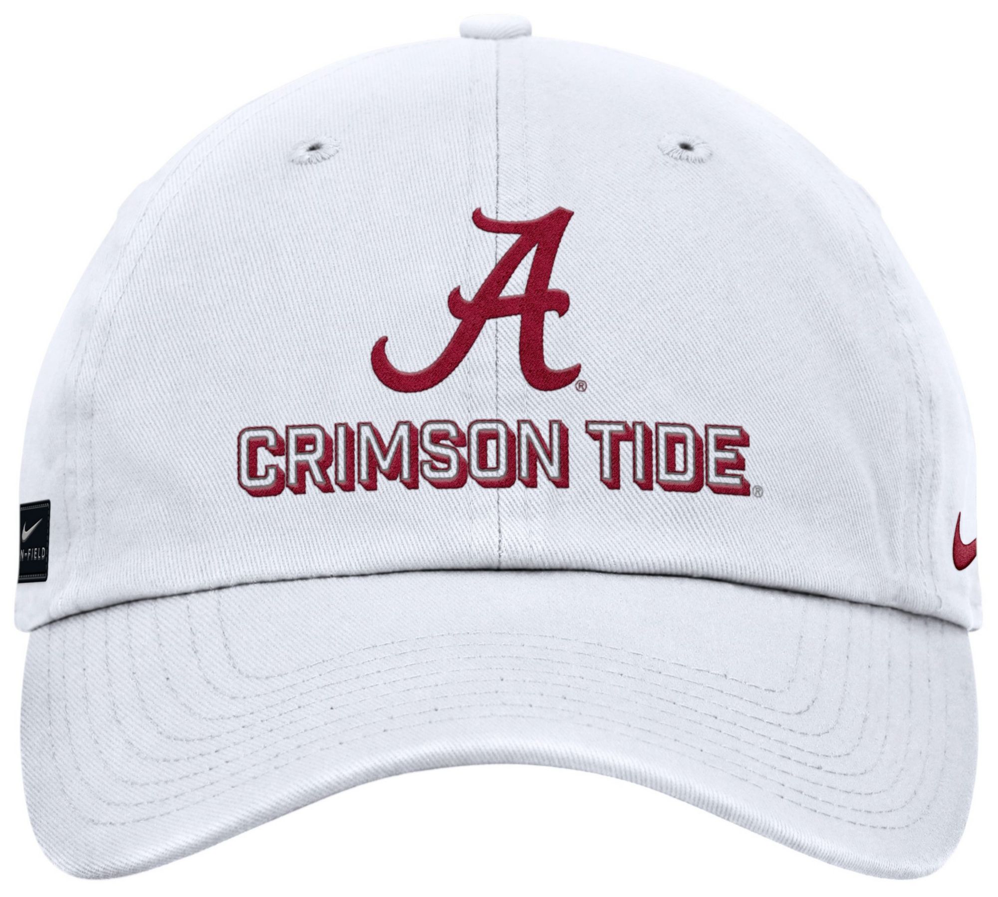 Nike Adult Alabama Crimson Tide White Game Day Club Adjustable Hat product image