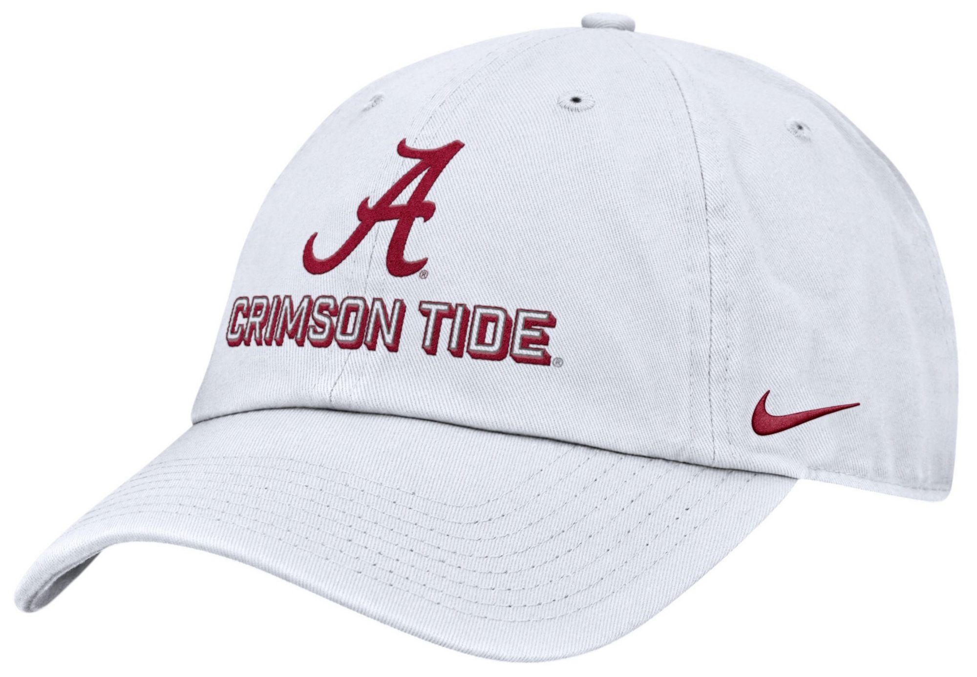 Nike Adult Alabama Crimson Tide White Game Day Club Adjustable Hat product image