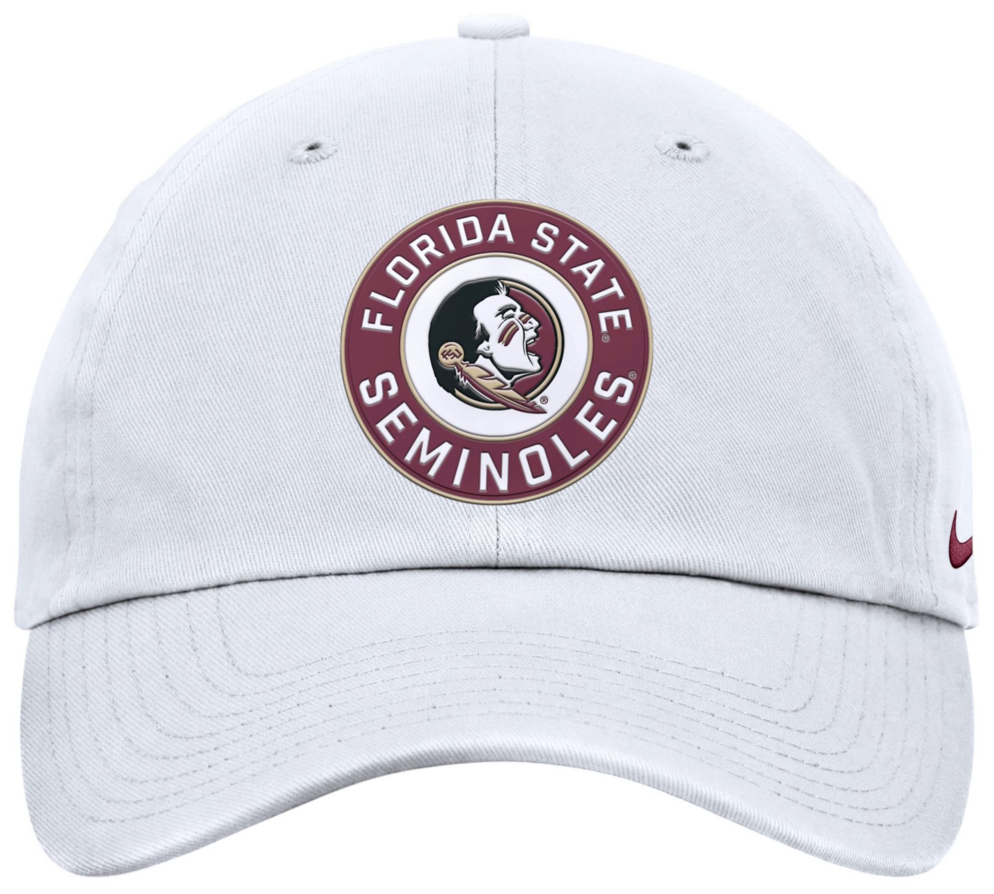 Nike Adult Florida State Seminoles White Primetime Club Adjustable Hat product image