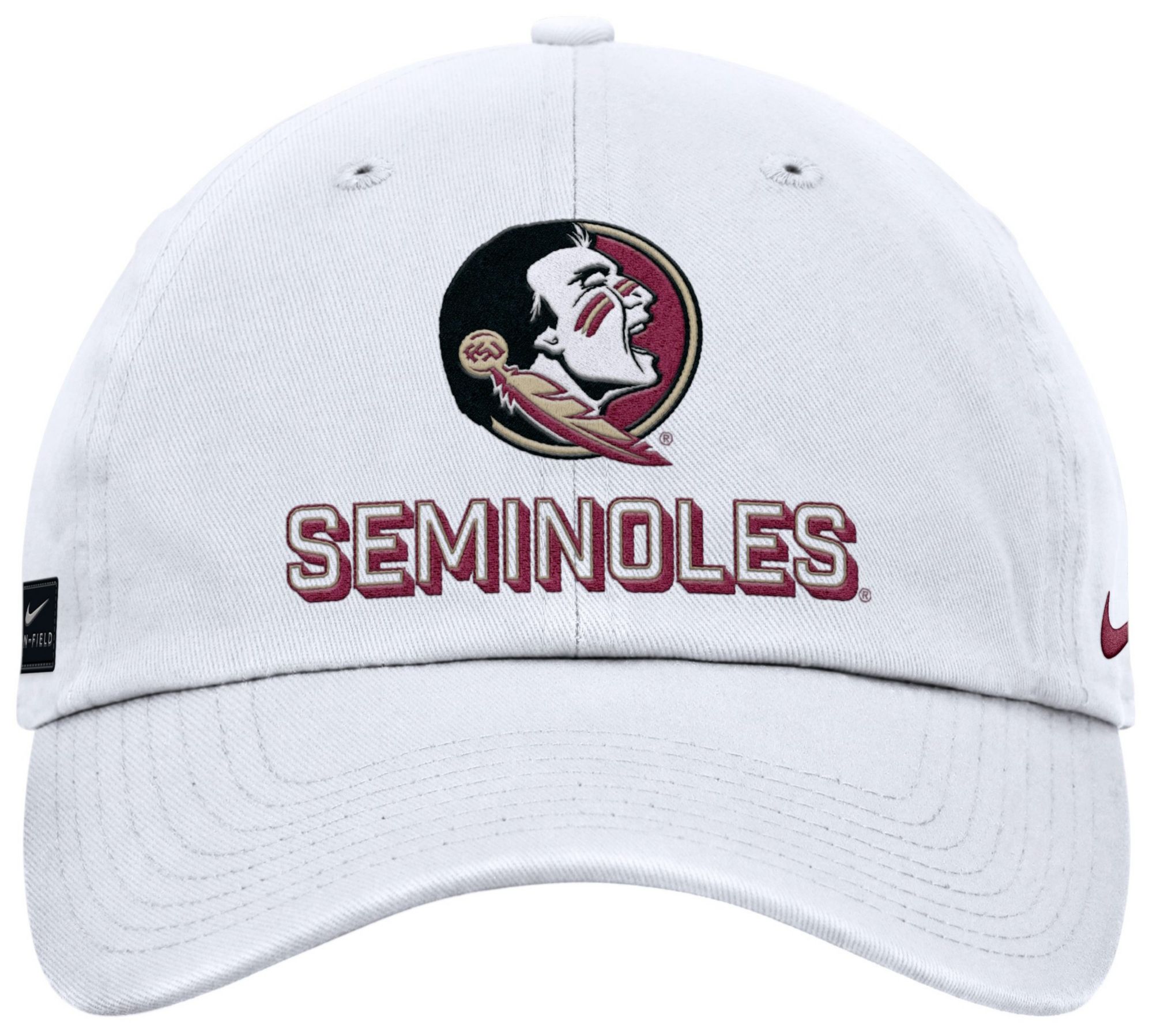 Nike Adult Florida State Seminoles White Game Day Club Adjustable Hat product image