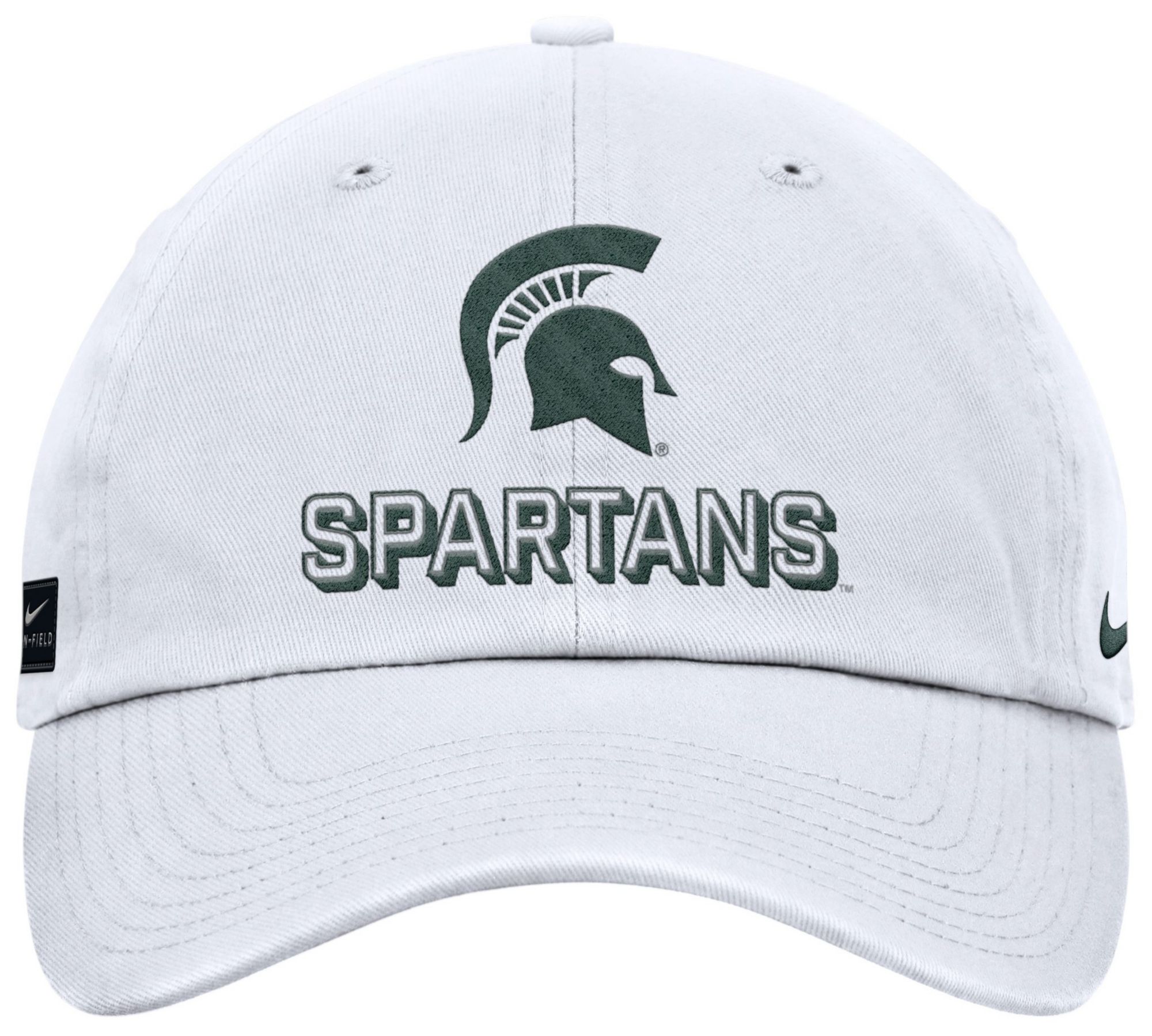 Nike Adult Michigan State Spartans White Game Day Club Adjustable Hat product image