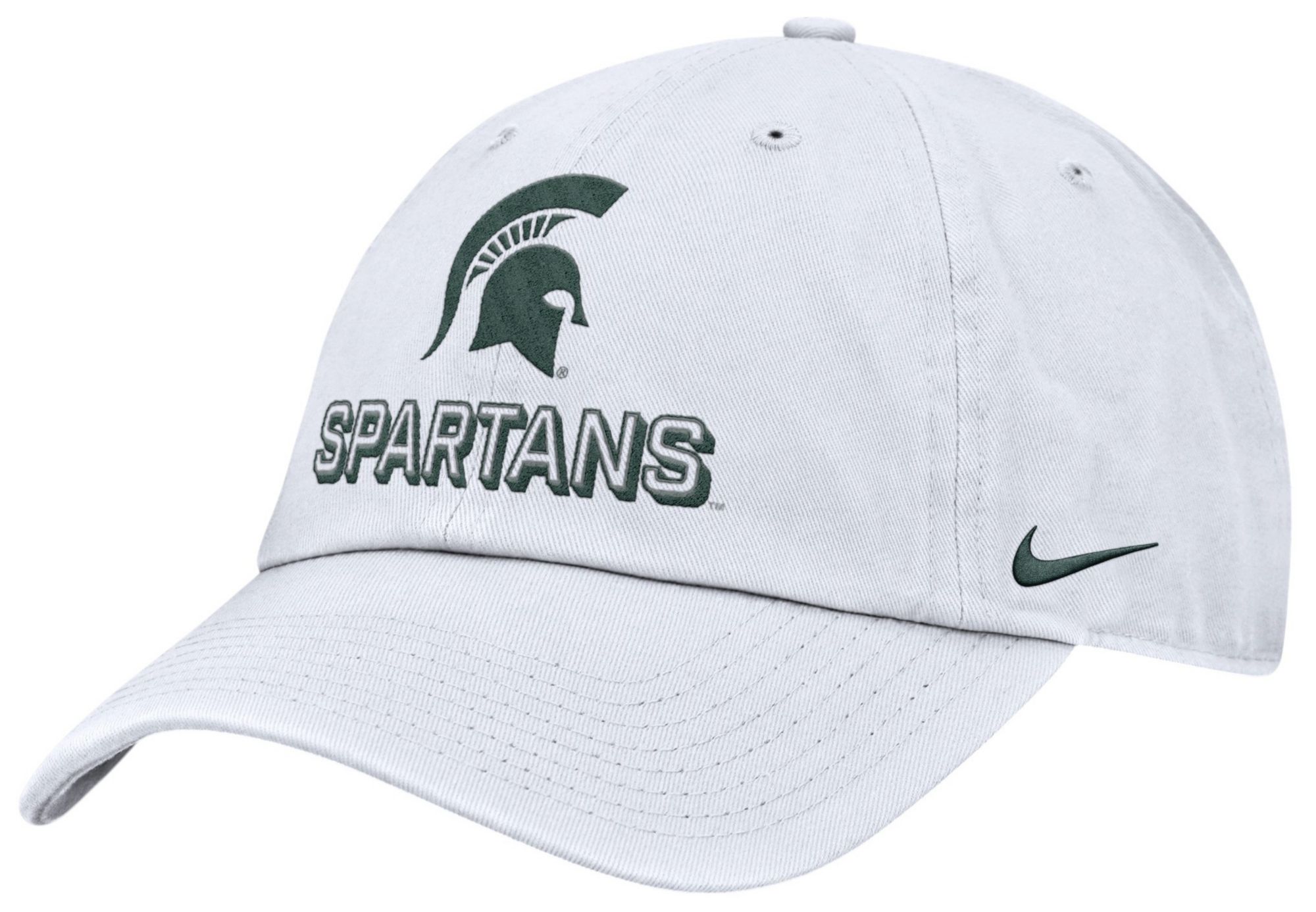 Nike Adult Michigan State Spartans White Game Day Club Adjustable Hat product image