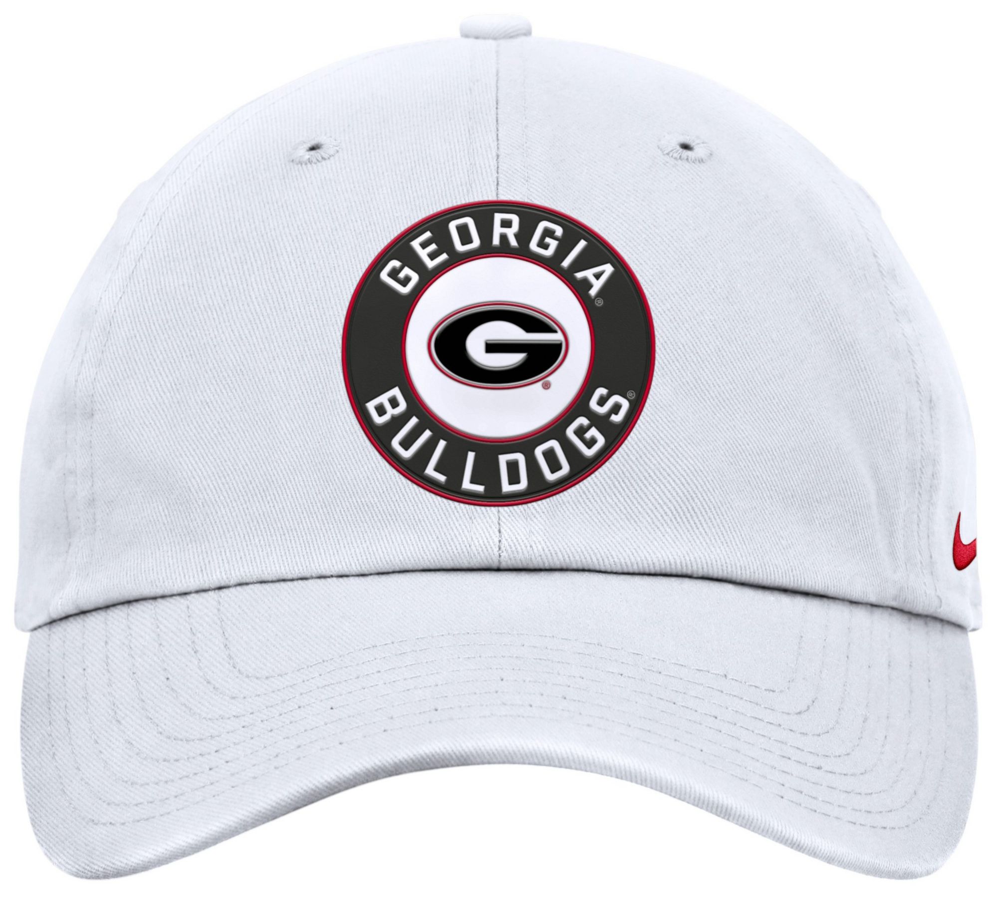 Nike Adult Georgia Bulldogs White Primetime Club Adjustable Hat product image