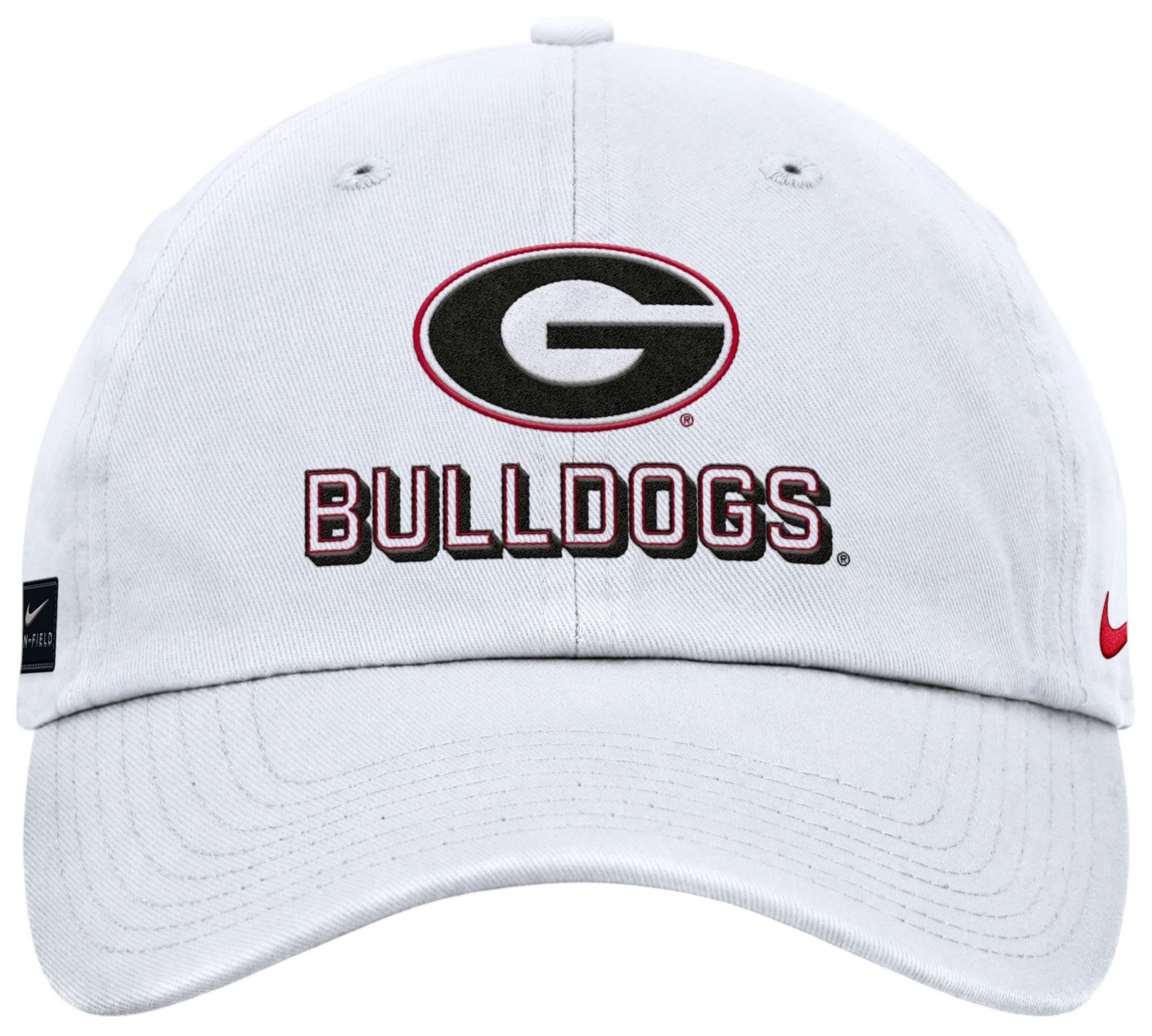 Nike Adult Georgia Bulldogs White Game Day Club Adjustable Hat product image