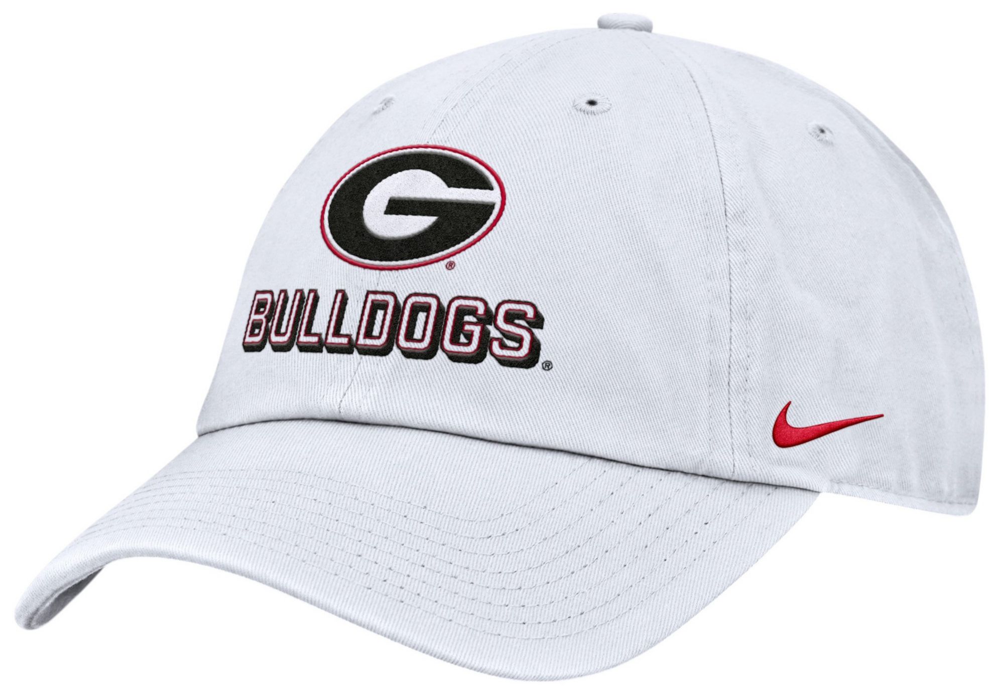Nike Adult Georgia Bulldogs White Game Day Club Adjustable Hat product image
