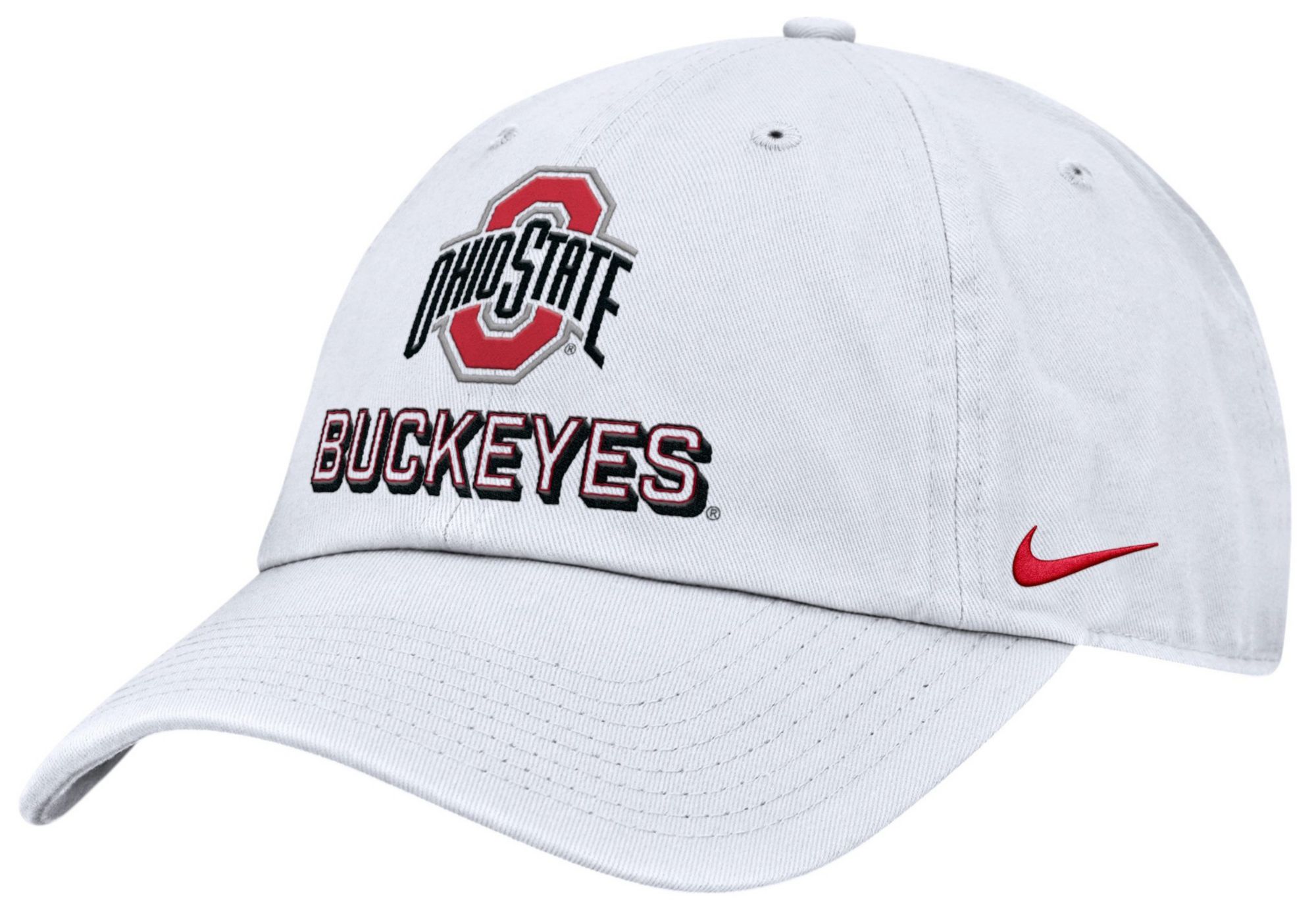 Nike Adult Ohio State Buckeyes White Game Day Club Adjustable Hat product image