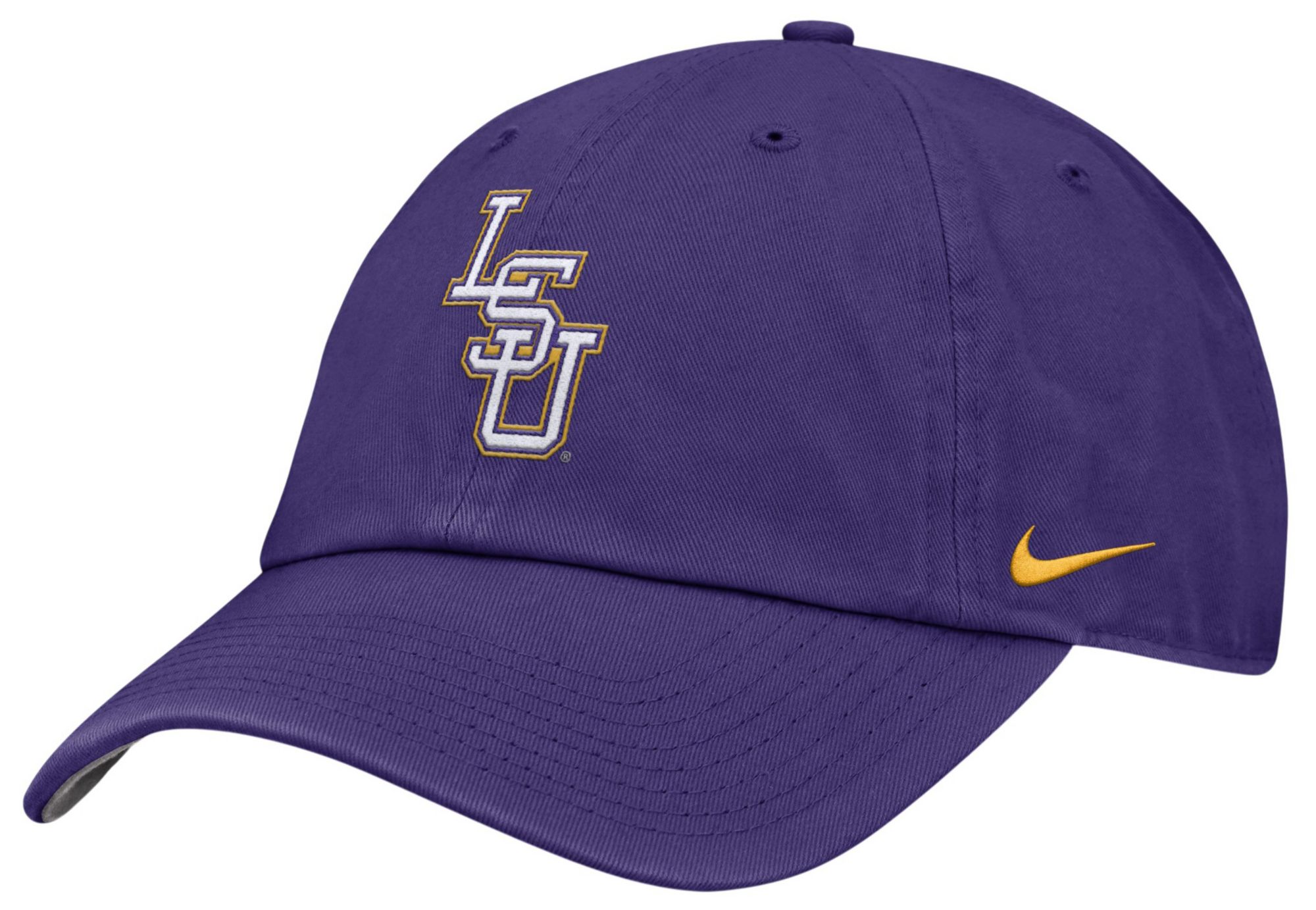Nike Adult LSU Tigers Court Purple Unstructured Tri-Glide Adjustable Hat product image