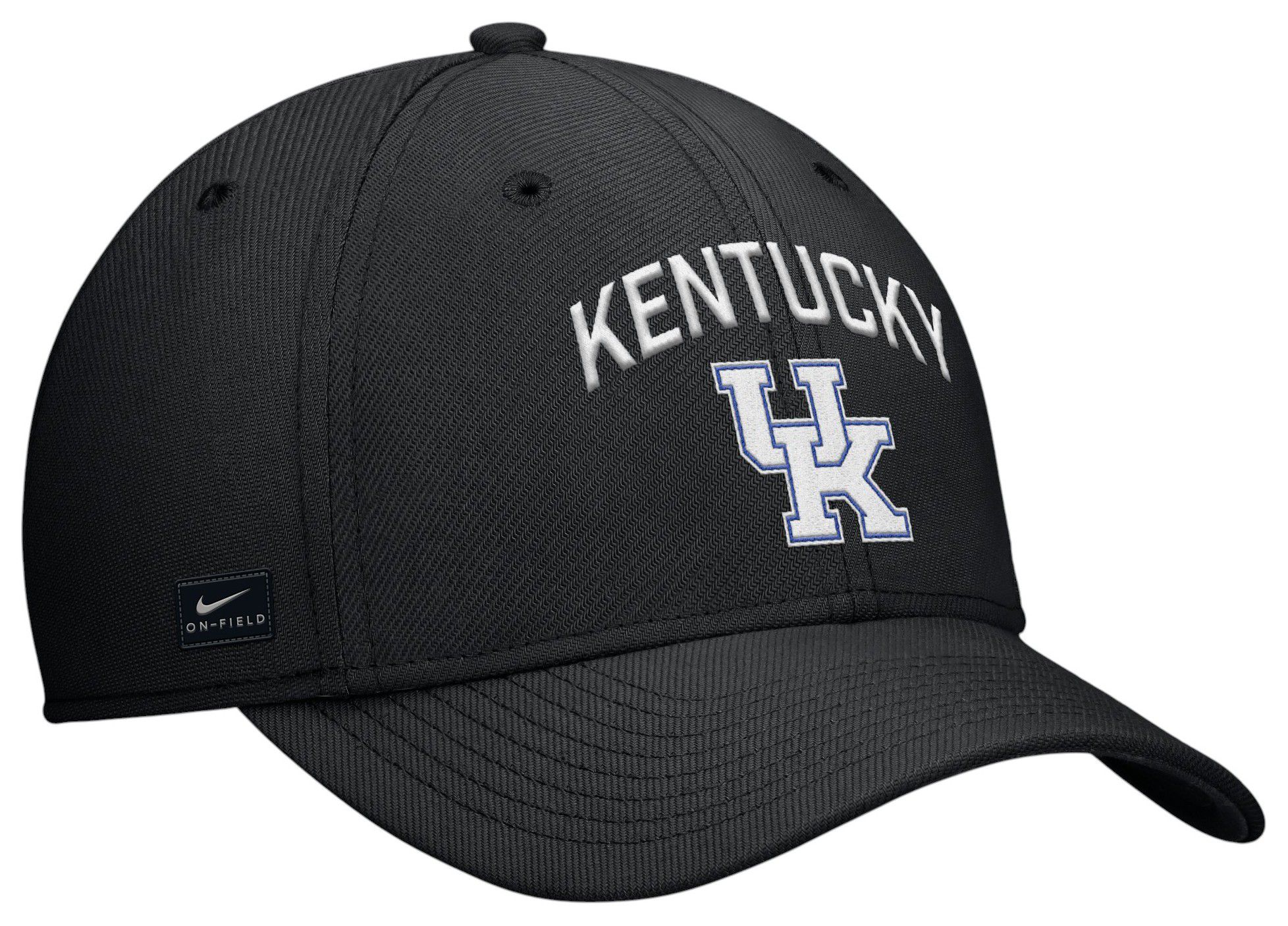 Nike Adult Kentucky Wildcats Black Rise Swooshflex Gameday Hat product image