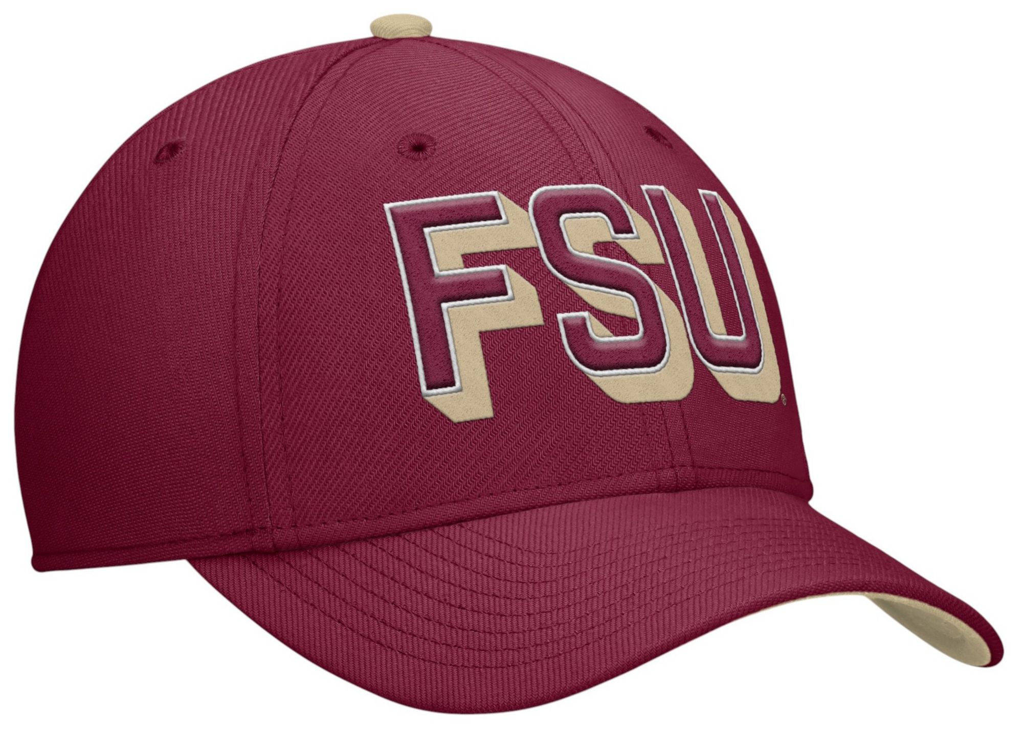 Nike Adult Florida State Seminoles Team Maroon Swooshflex Hat product image
