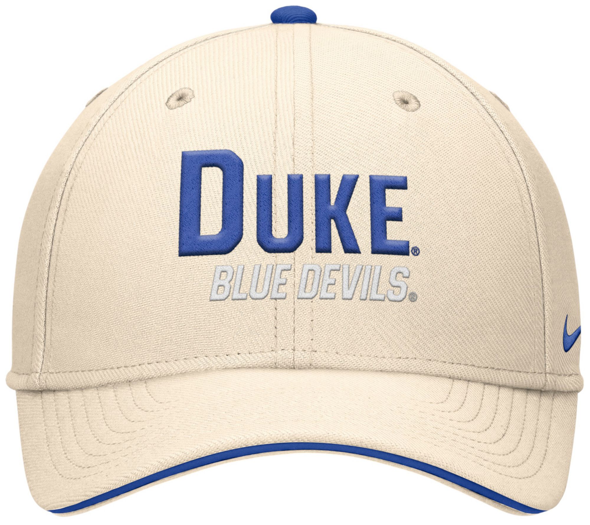 Nike Adult Duke Blue Devils Natural Rise Primetime Swooshflex Cap product image