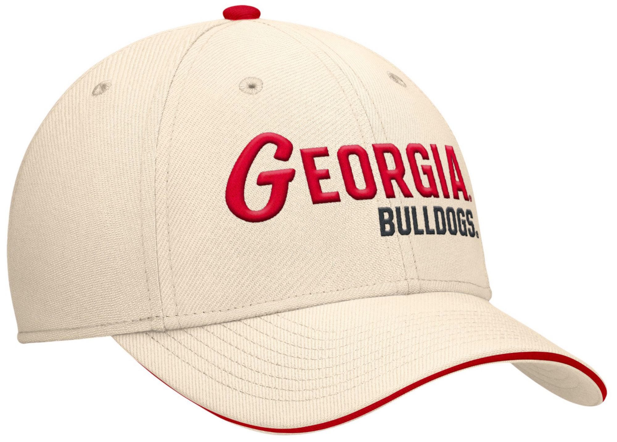Nike Adult Georgia Bulldogs Natural Rise Primetime Swooshflex Cap product image
