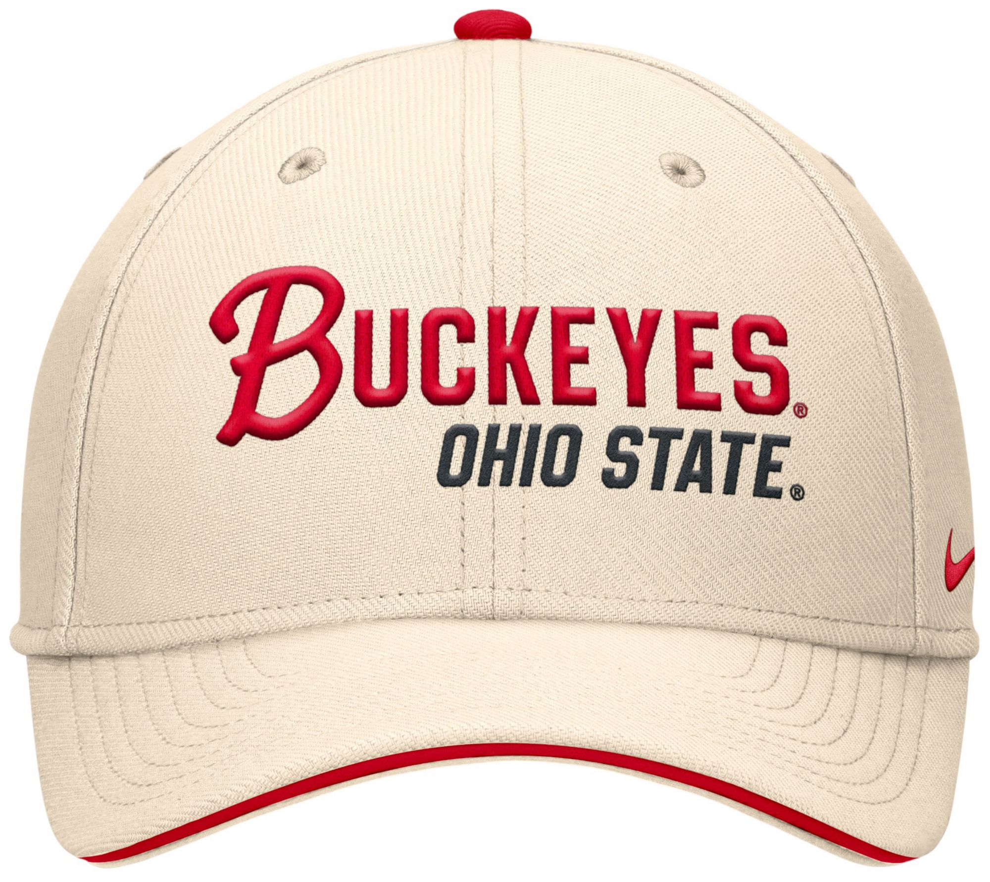 Nike Adult Ohio State Buckeyes Natural Rise Primetime Swooshflex Cap product image