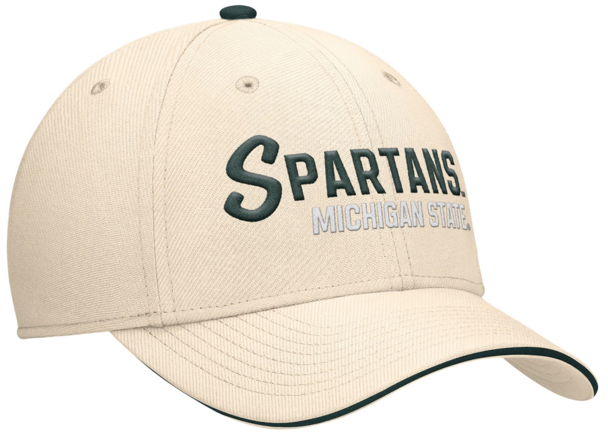 Nike Adult Michigan State Spartans Natural Rise Primetime Swooshflex Cap product image