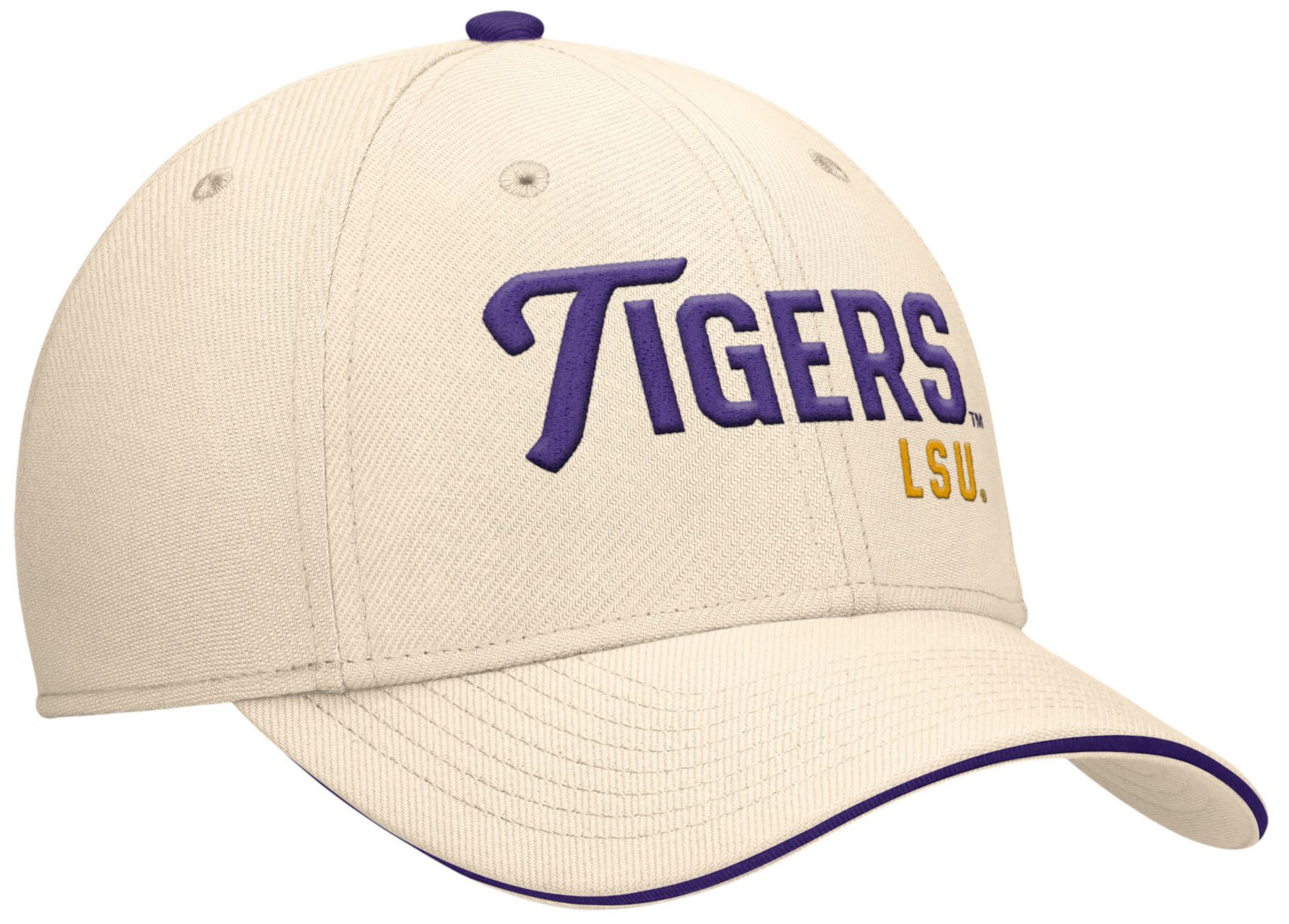 Nike Adult LSU Tigers Natural Rise Primetime Swooshflex Cap product image