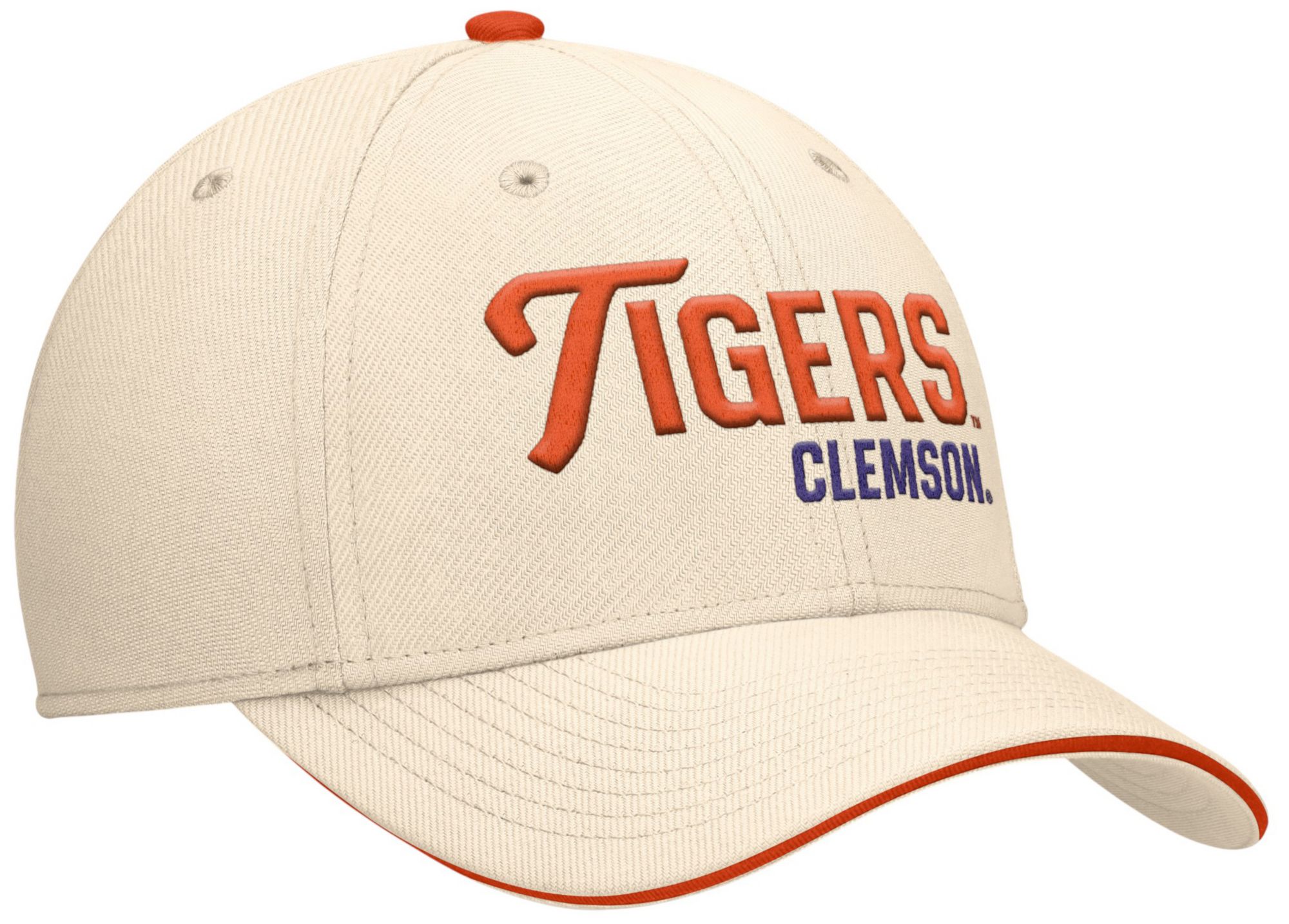 Nike Adult Clemson Tigers Natural Rise Primetime Swooshflex Cap product image