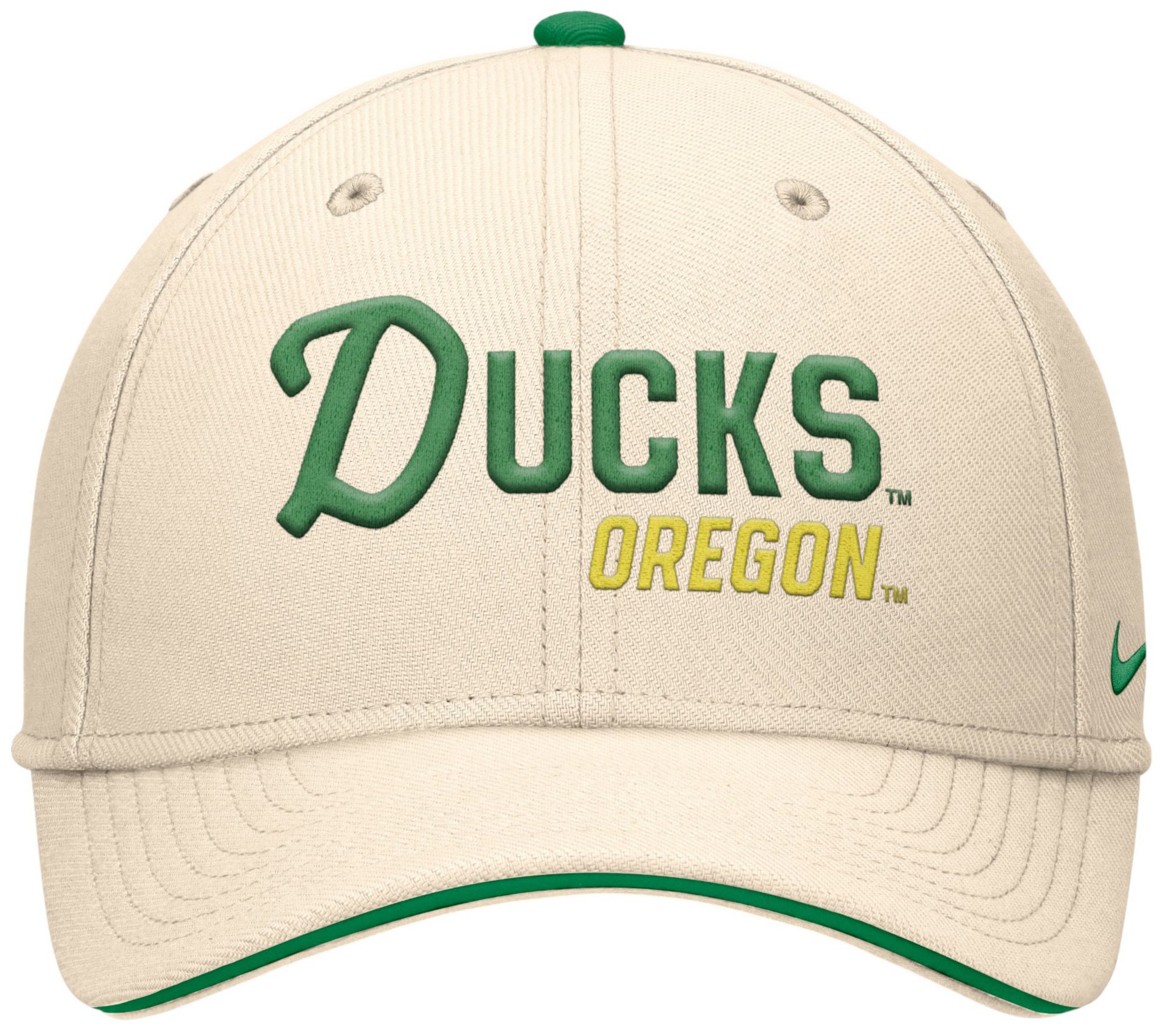 Nike Adult Oregon Ducks Natural Rise Primetime Swooshflex Cap product image