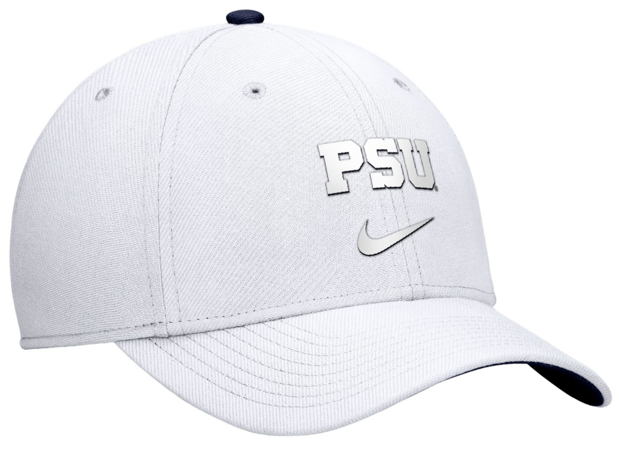 Nike Men's Penn State Nittany Lions White Swoosh Flex Tonal Stretch Fit Hat product image