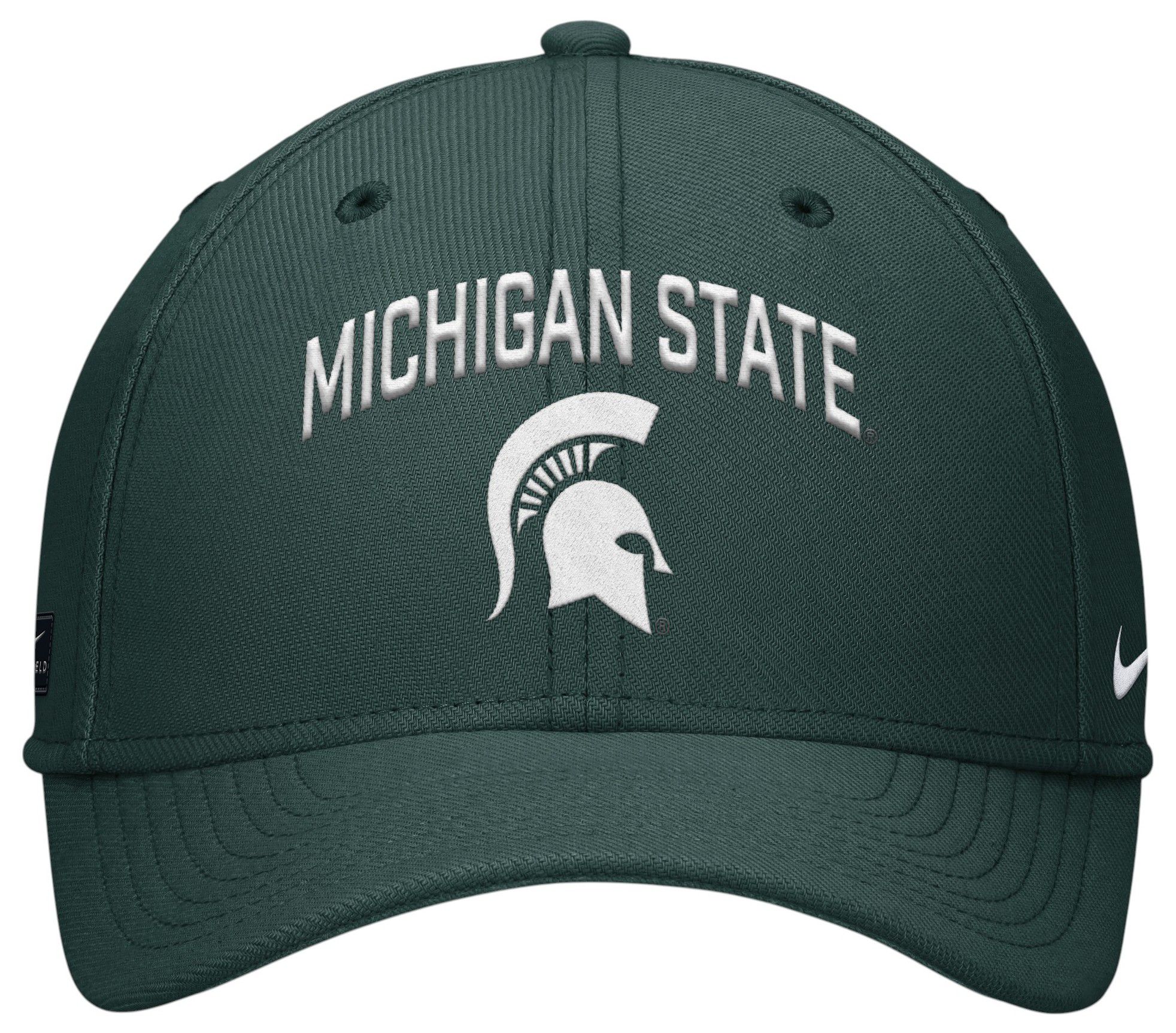 Nike Adult Michigan State Spartans Pro Green Rise Swooshflex Gameday Hat product image