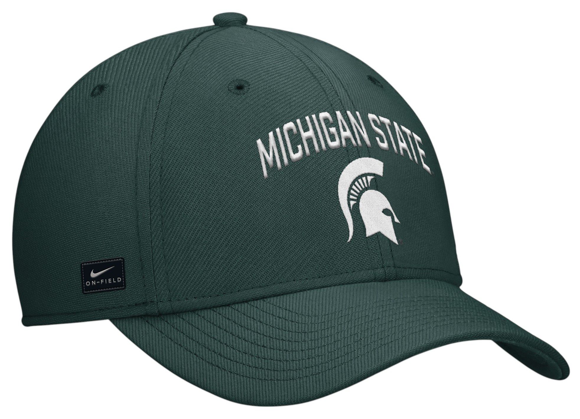 Nike Adult Michigan State Spartans Pro Green Rise Swooshflex Gameday Hat product image