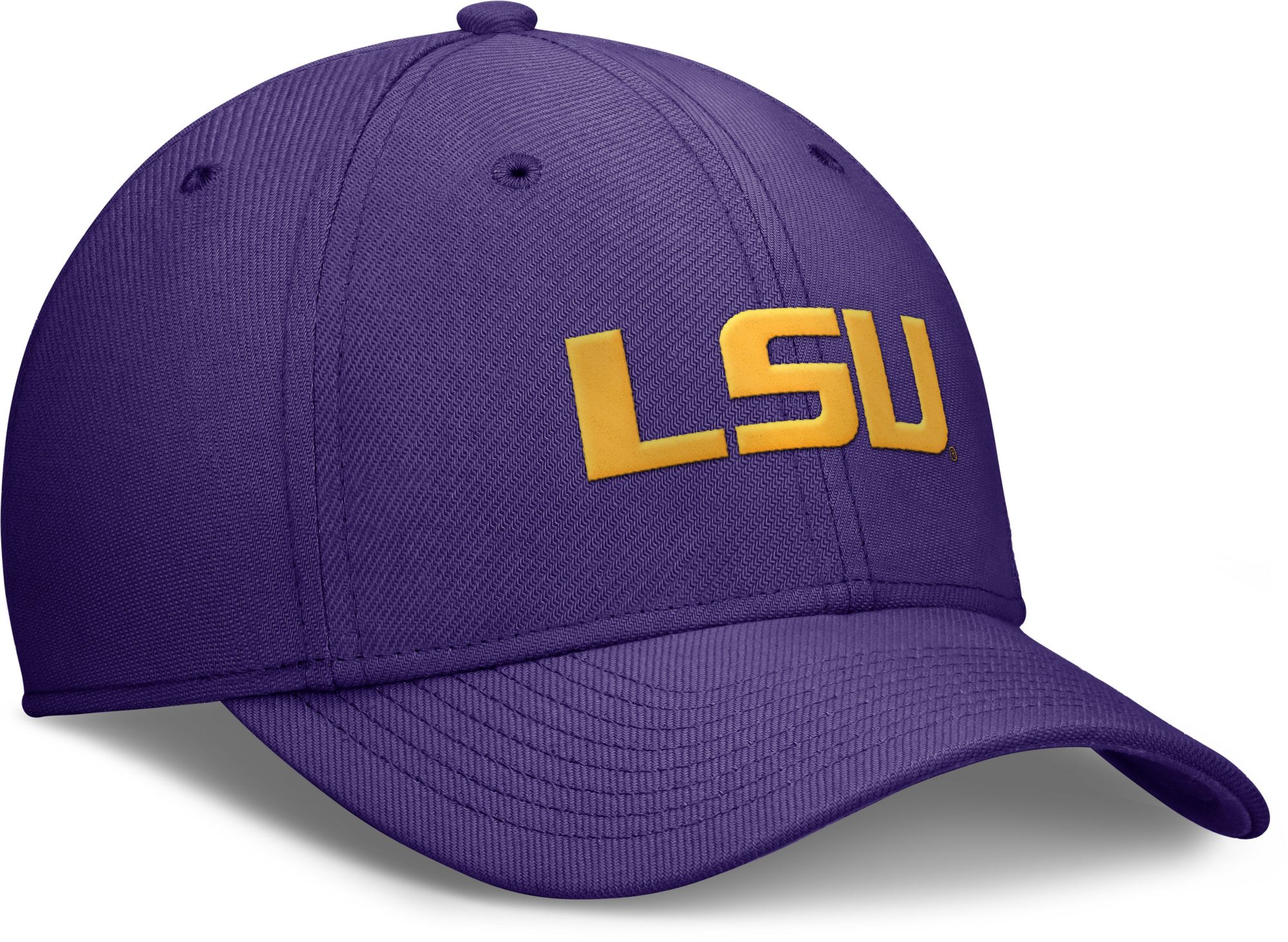 Nike Adult LSU Tigers Purple Swooshflex Hat product image